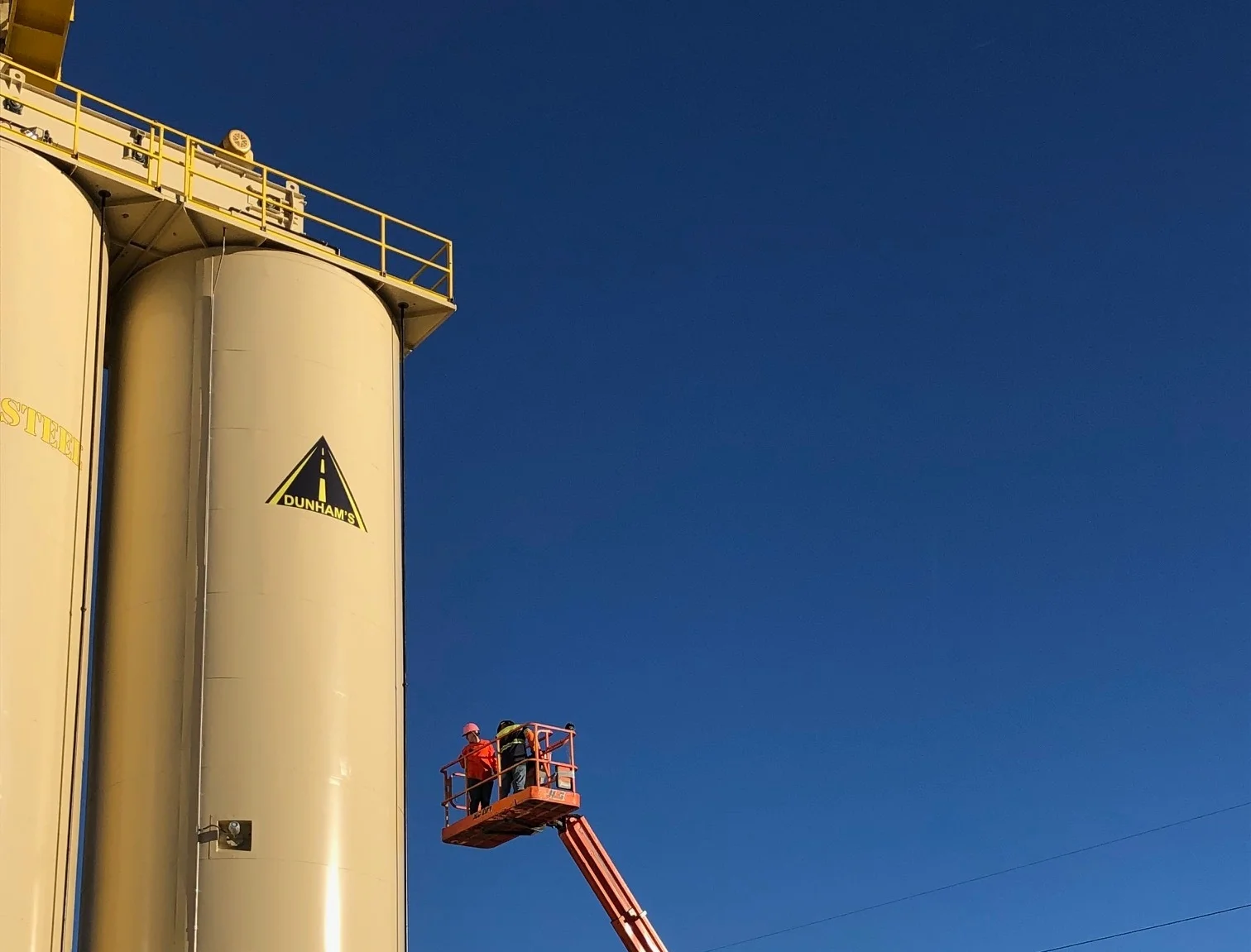 In the Lift to check out the new Silos — December 2018, Sand Springs, Ok
