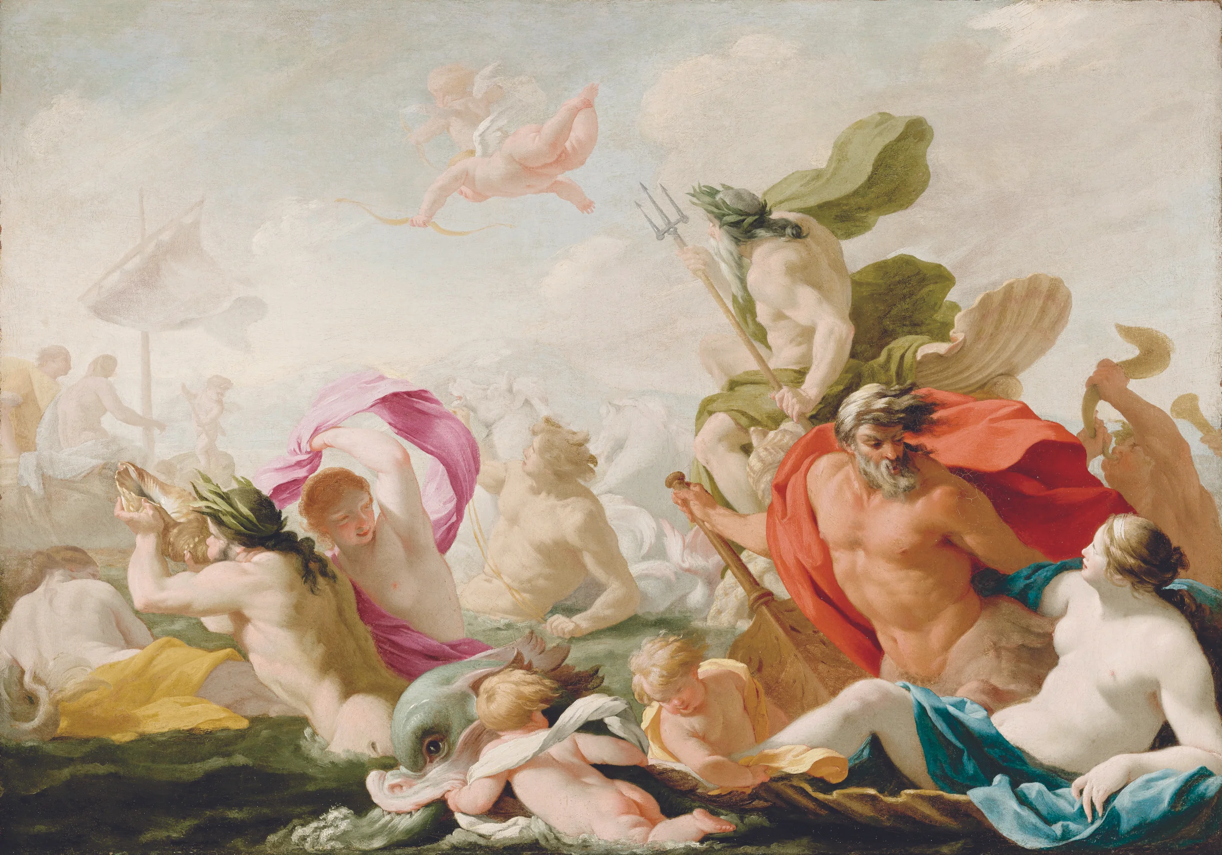 Marine Gods Paying Homage to Love, c. 1636