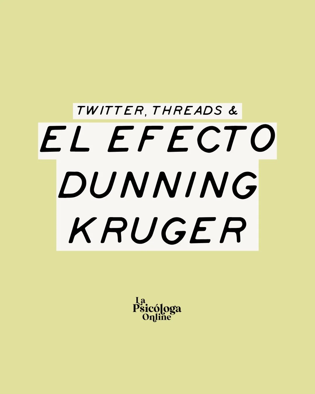 Hoy en el blog te dejo la explicaci&oacute;n cient&iacute;fica sobre un sesgo cognitivo curioso: el #EfectoDunningKruger.

&iquest;Por qu&eacute; la gente que menos sabe es a menudo la que m&aacute;s segura est&aacute; de lo que dice?

&Uacute;ltimam