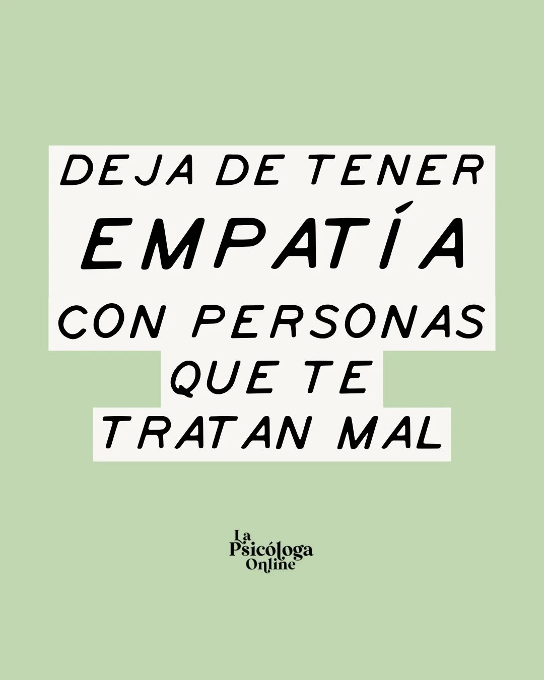 Casos as&iacute; hay a miles.⁠
⁠
Personas buenas, emp&aacute;ticas, completamente agotadas de aguantar faltas de respeto en nombre de la paz y la comprensi&oacute;n.⁠
⁠
He visto a mis consultantes temblar, llorar, sentirse &ldquo;malas personas&rdquo