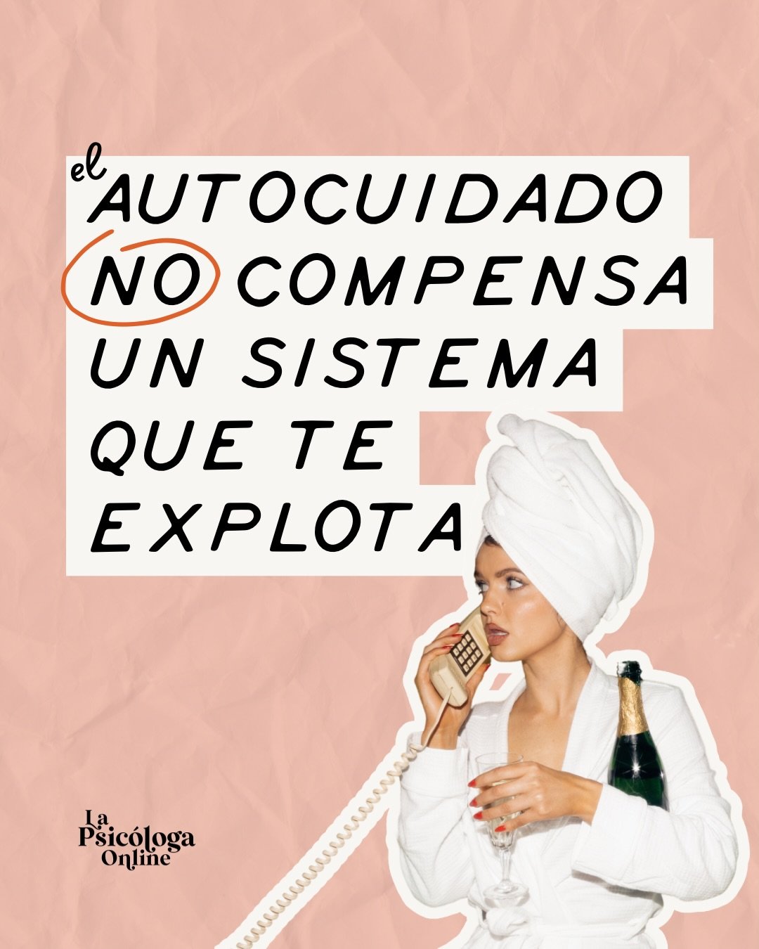 &ldquo;Prueba con yoga&rdquo;⁠
&ldquo;Date un ba&ntilde;o relajante&rdquo;⁠
&ldquo;Medita 10 minutos al d&iacute;a&rdquo;⁠
&ldquo;Bebe m&aacute;s agua&rdquo;⁠
&ldquo;Ve a Terapia&rdquo;⁠
⁠
El autocuidado como soluci&oacute;n a todo. Como si tu burnou