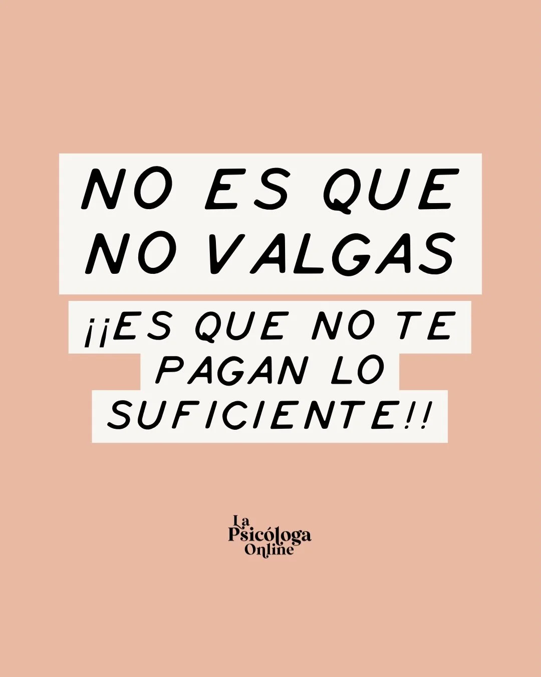 Cada vez que una mujer va a terapia por sentirse insegura en el trabajo, el sistema gana.⁠
⁠
Lo digo como cr&iacute;tica a una cultura que ha sido tan lista, tan jodidamente lista, que consigui&oacute; que nos crey&eacute;ramos responsables individua