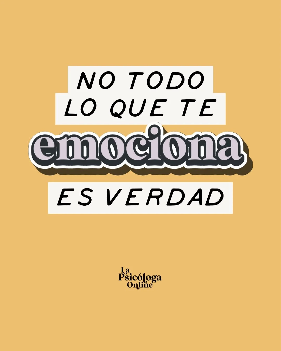 A veces no era verdad. Era solo una emoci&oacute;n haciendo mucho ruido.⁠
⁠
Lo digo porque vivimos en una &eacute;poca bastante absurda en la que se le ha dado a la emoci&oacute;n un prestigio casi religioso: si lo sientes muy fuerte, ser&aacute; por