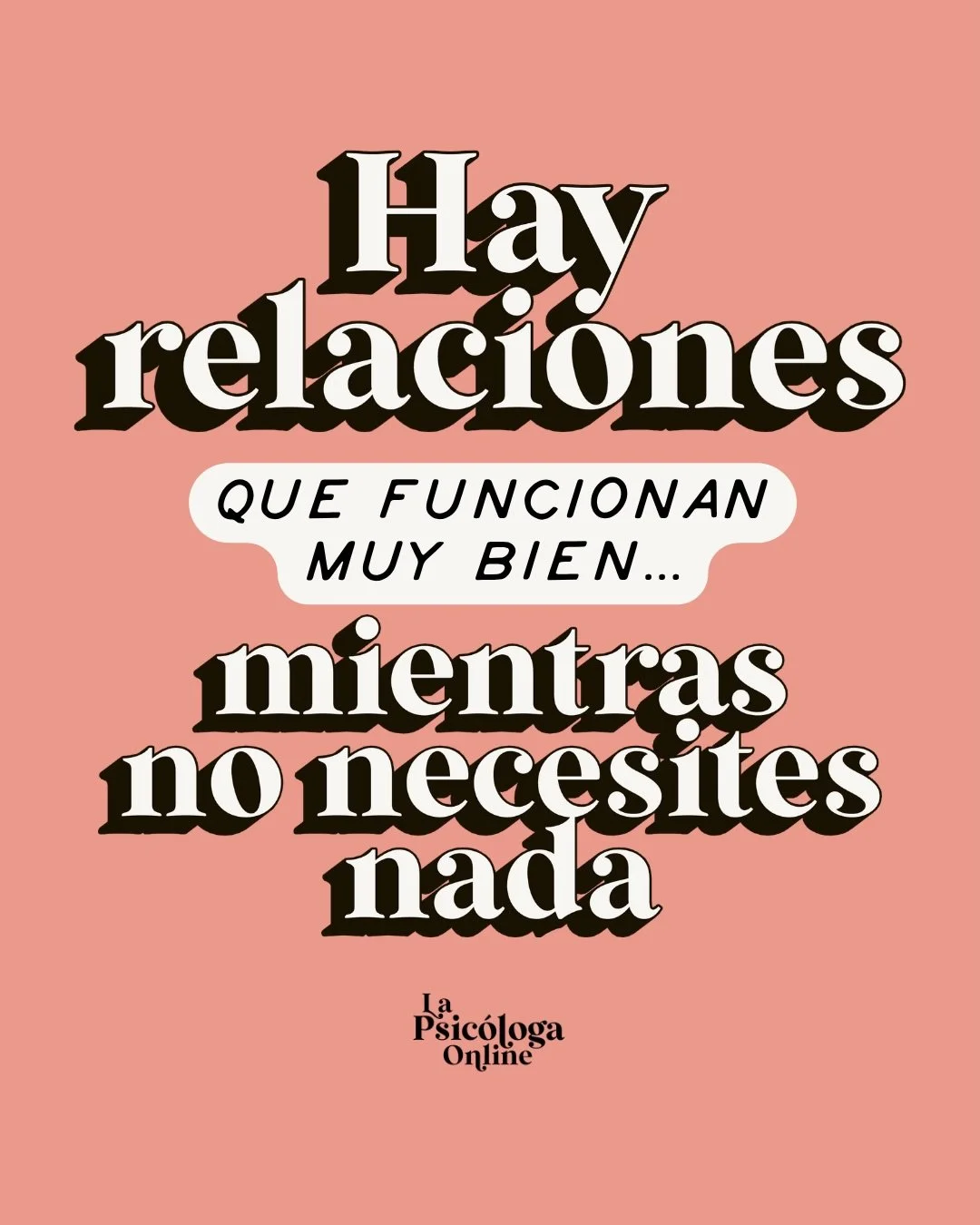 Tener amigas, familia o pareja no significa que autom&aacute;ticamente vayamos a tener una red apoyo.

Una red de apoyo no se mide por cu&aacute;nta gente conoces, con cu&aacute;nta gente te escribes por whatsapp ni por la cantidad de personas que ti