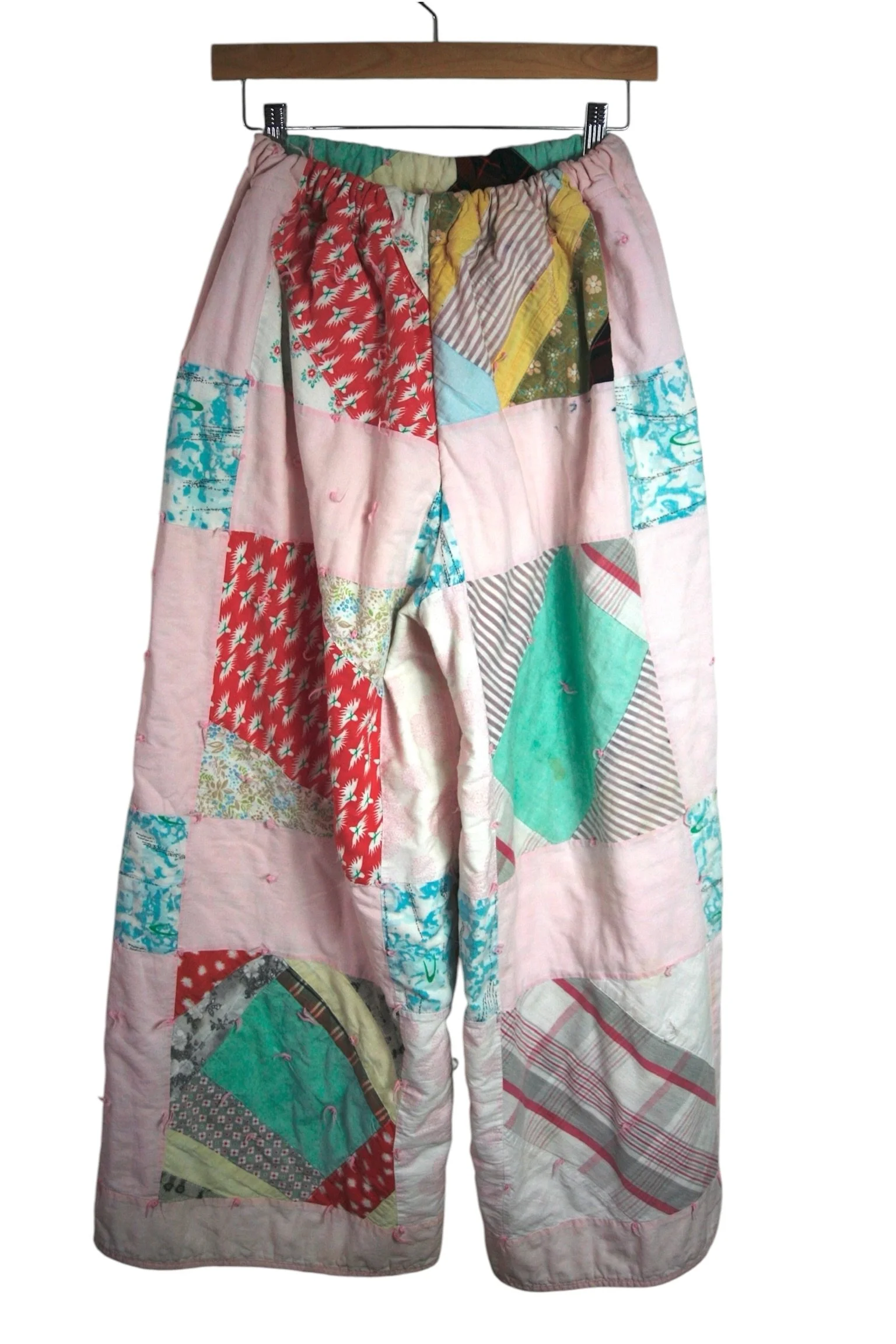 Pink Patchwork Pants