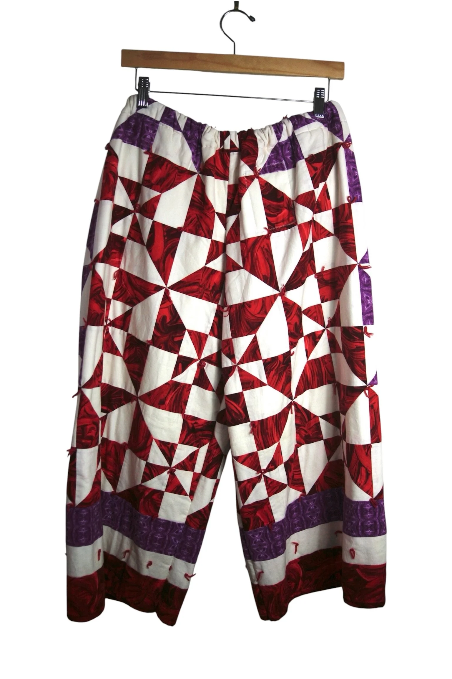 Red Pinwheel Pants