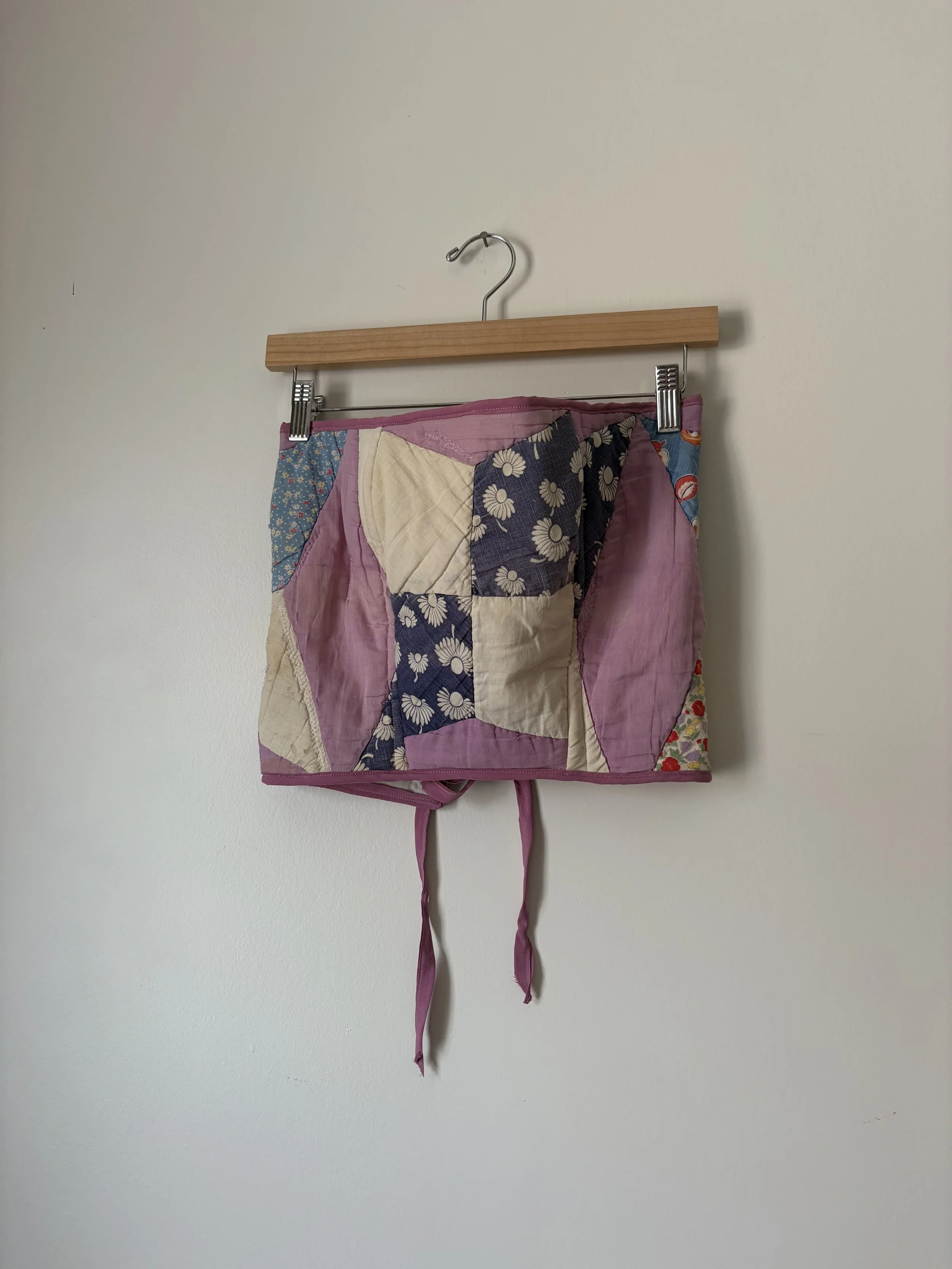 Quilted Corset - Lavender Quilt