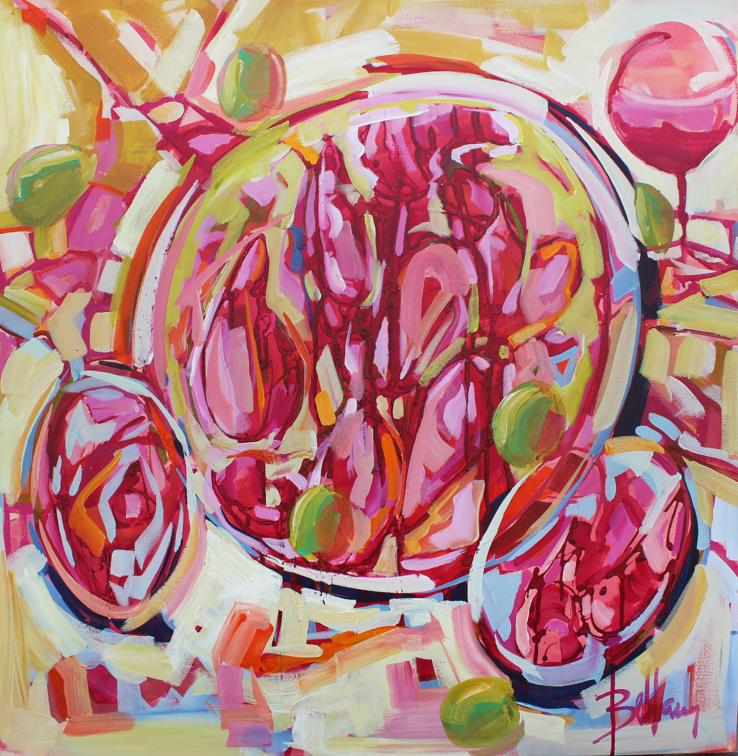 Limes 30x30 Acrylic on Canvas