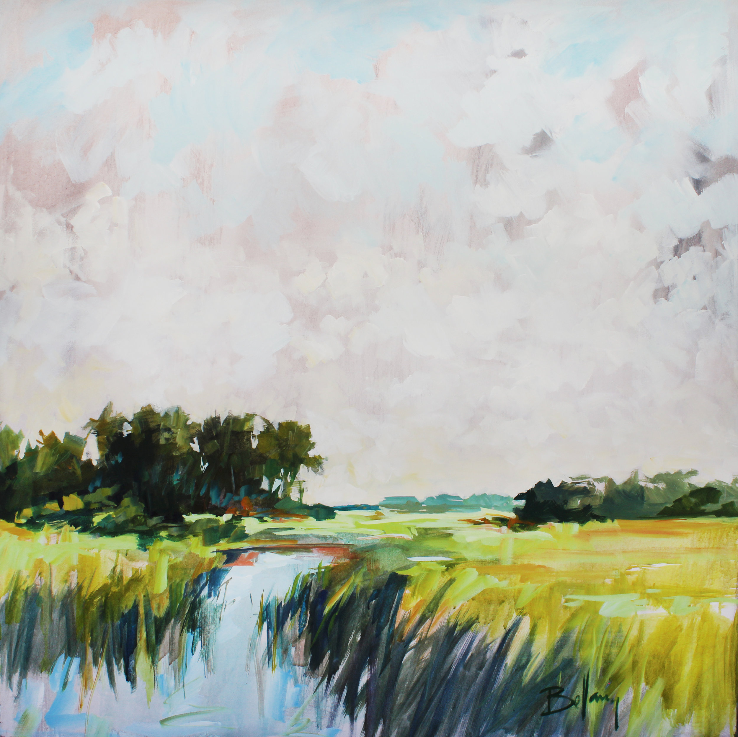 Out Beyond 48x48 Acrylic on Canvas