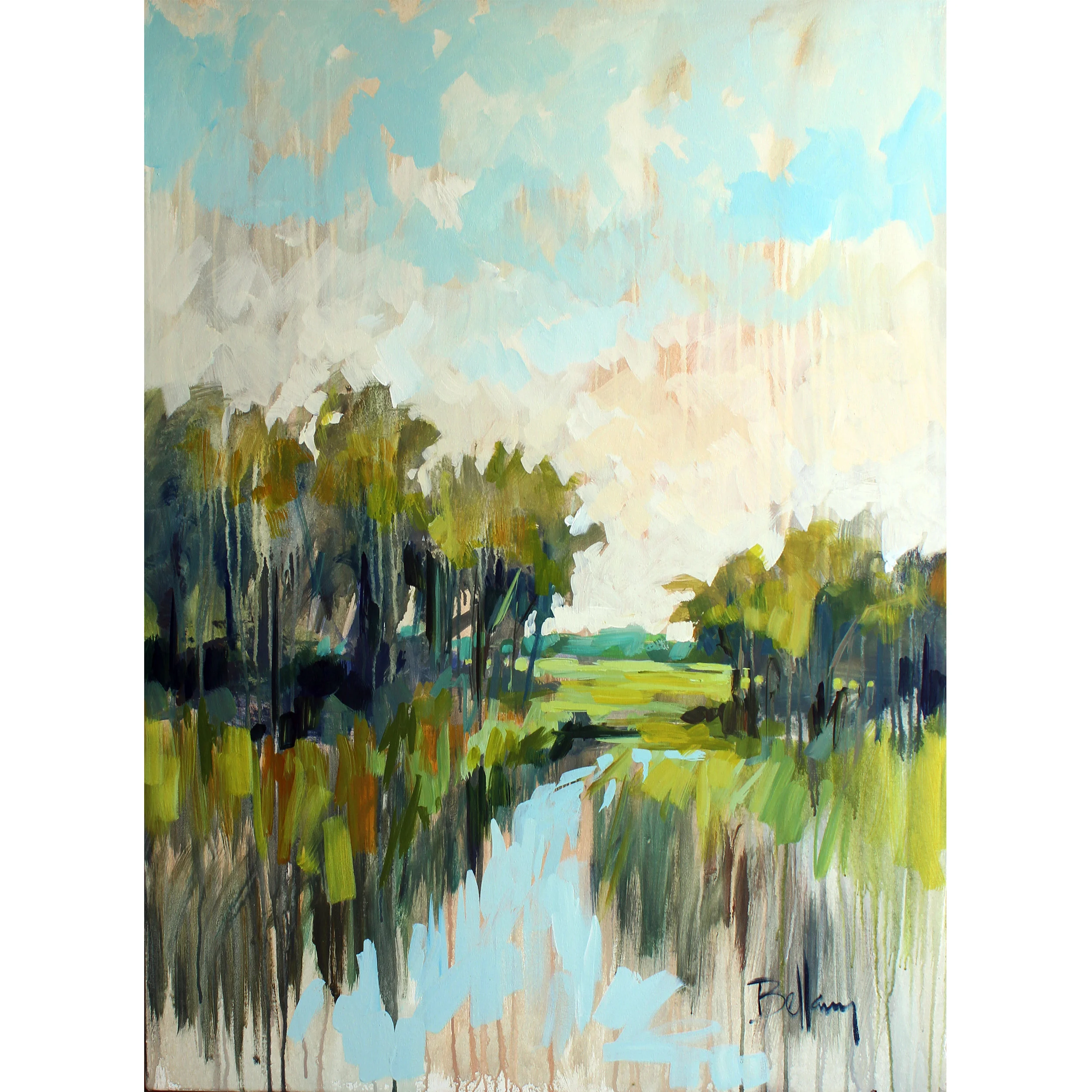 Moss 36x48 Acrylic on Canvas