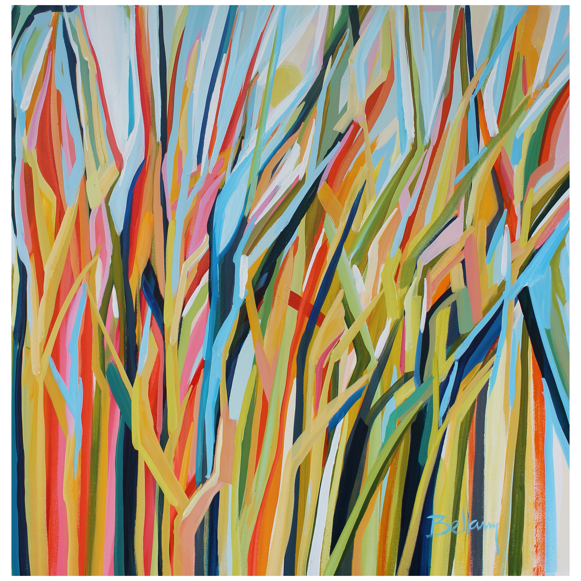 Groovy Grass II 48x48