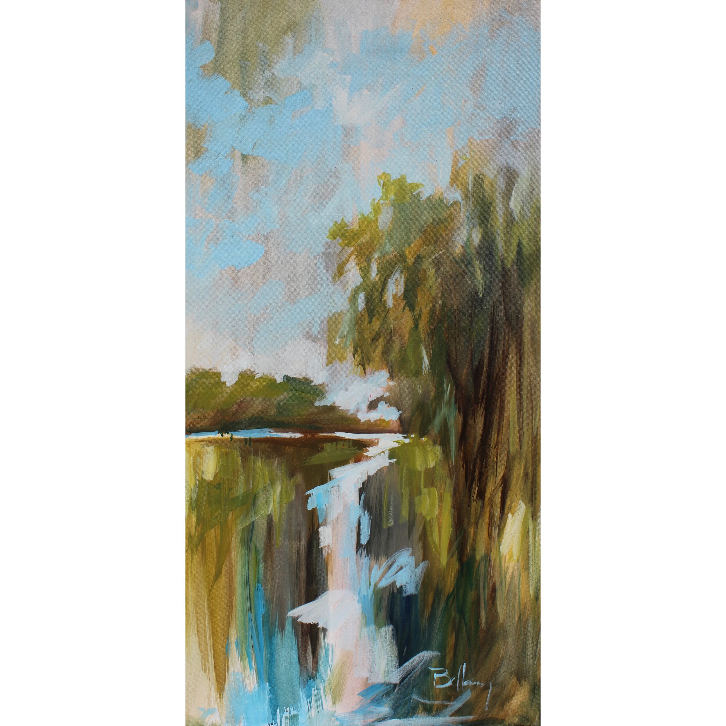 Headin' Back 24x48 Oil on Canvas