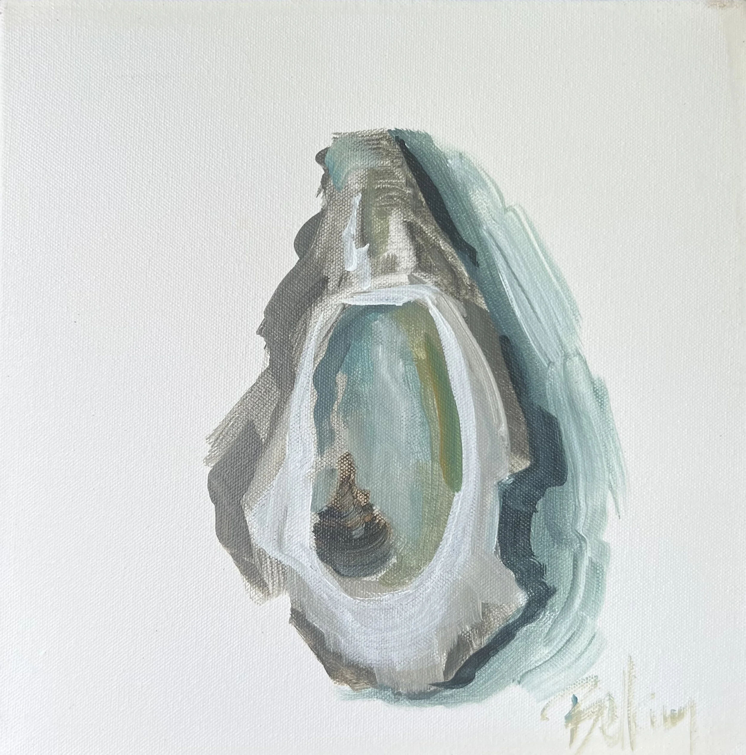 "Mr. Green" 12x12" Acrylic on Canvas