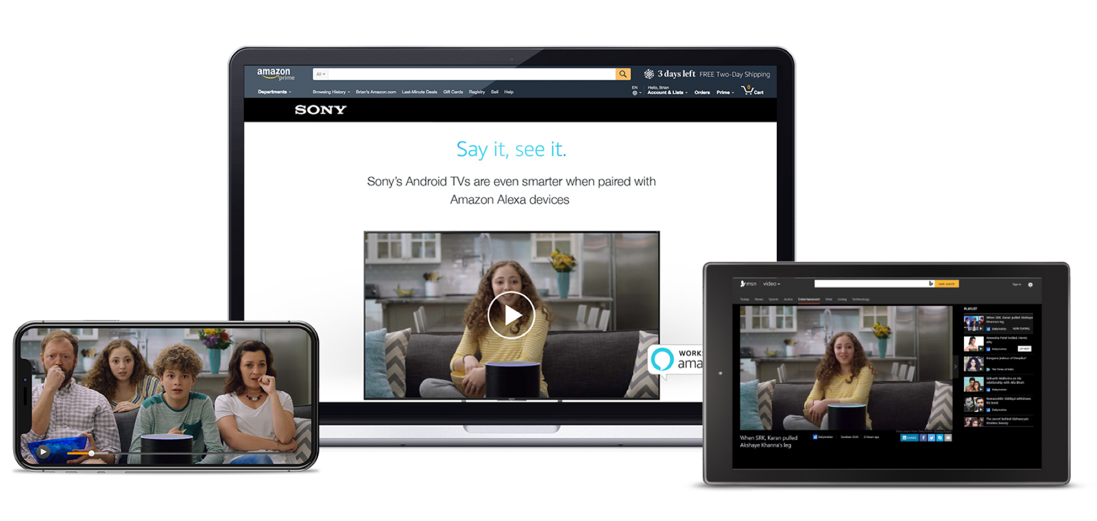 We created a campaign that transcended an e-commerce demo, capturing how Alexa makes TV work better for everyone in a family. Our team designed the hero video to be cut down into five separate :10 micro videos mapping to different audiences, each w