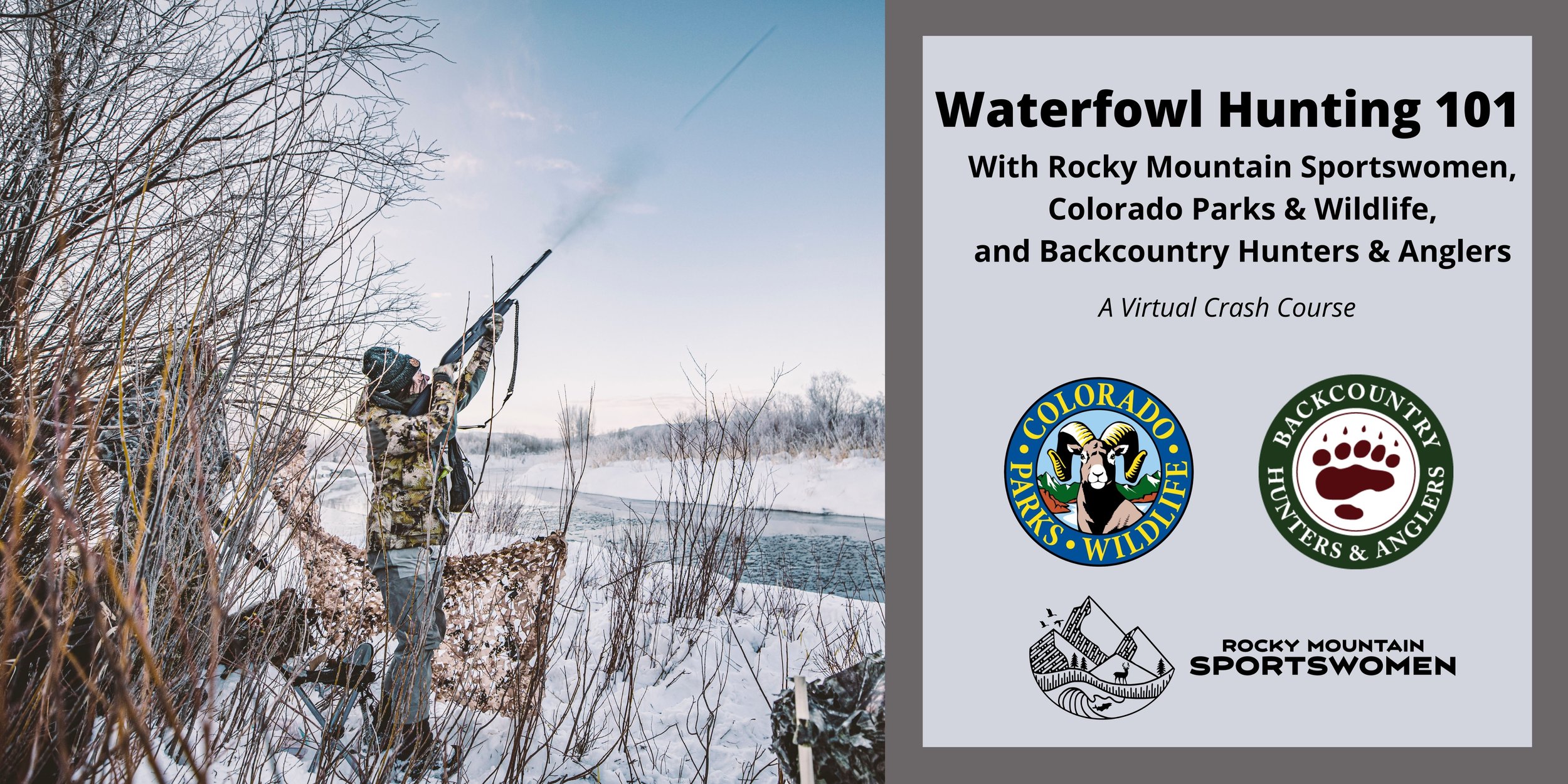 Waterfowl 101 with Colorado Parks &amp; Wildlife and Backcountry Hunters &amp; Anglers