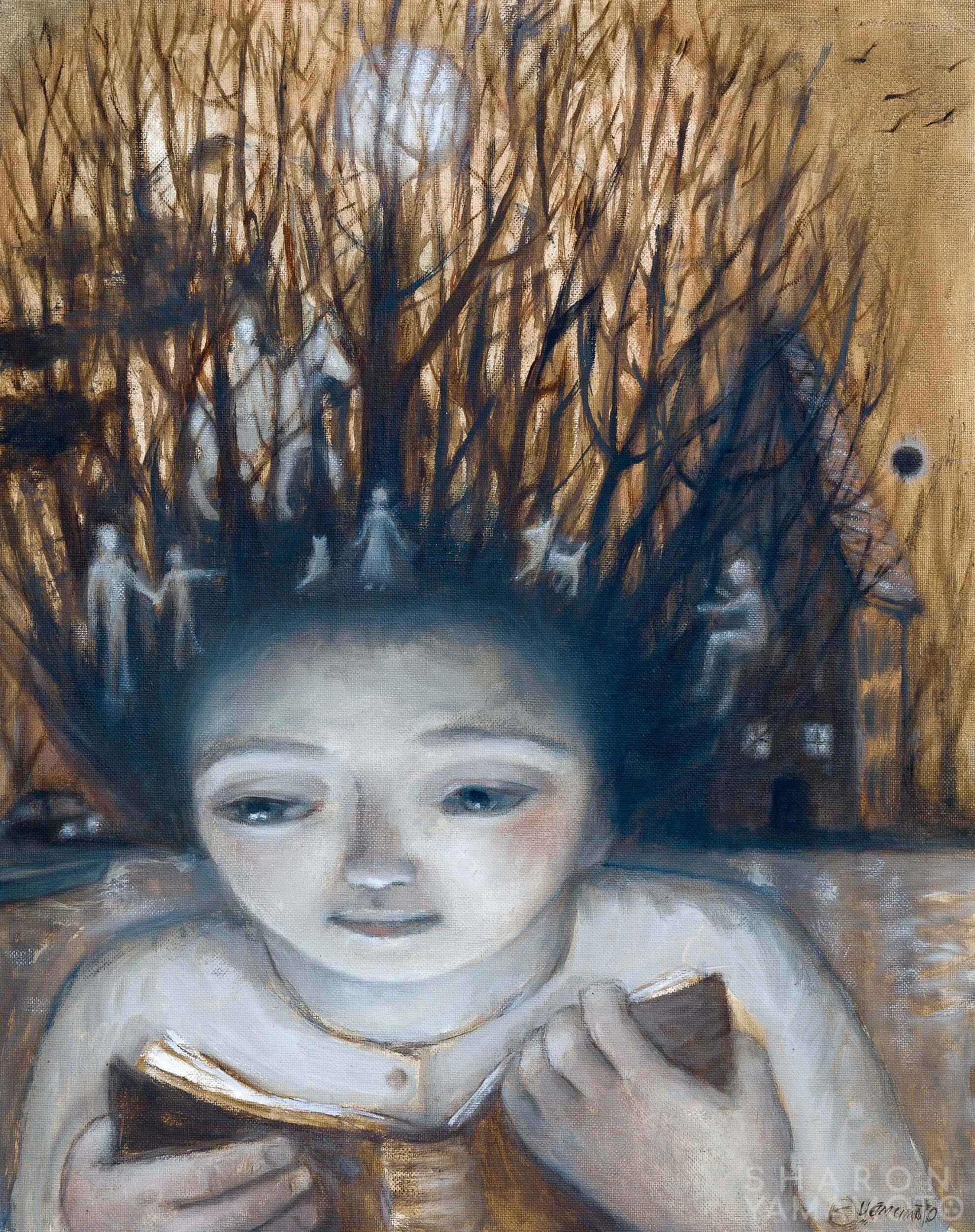 A Fairy Tale - Oil on board