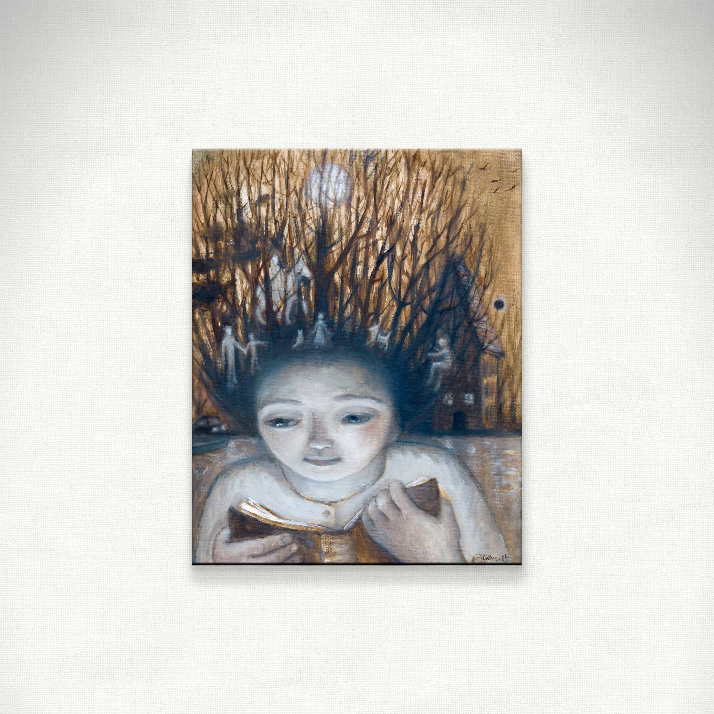 A Fairy Tale - Oil on board