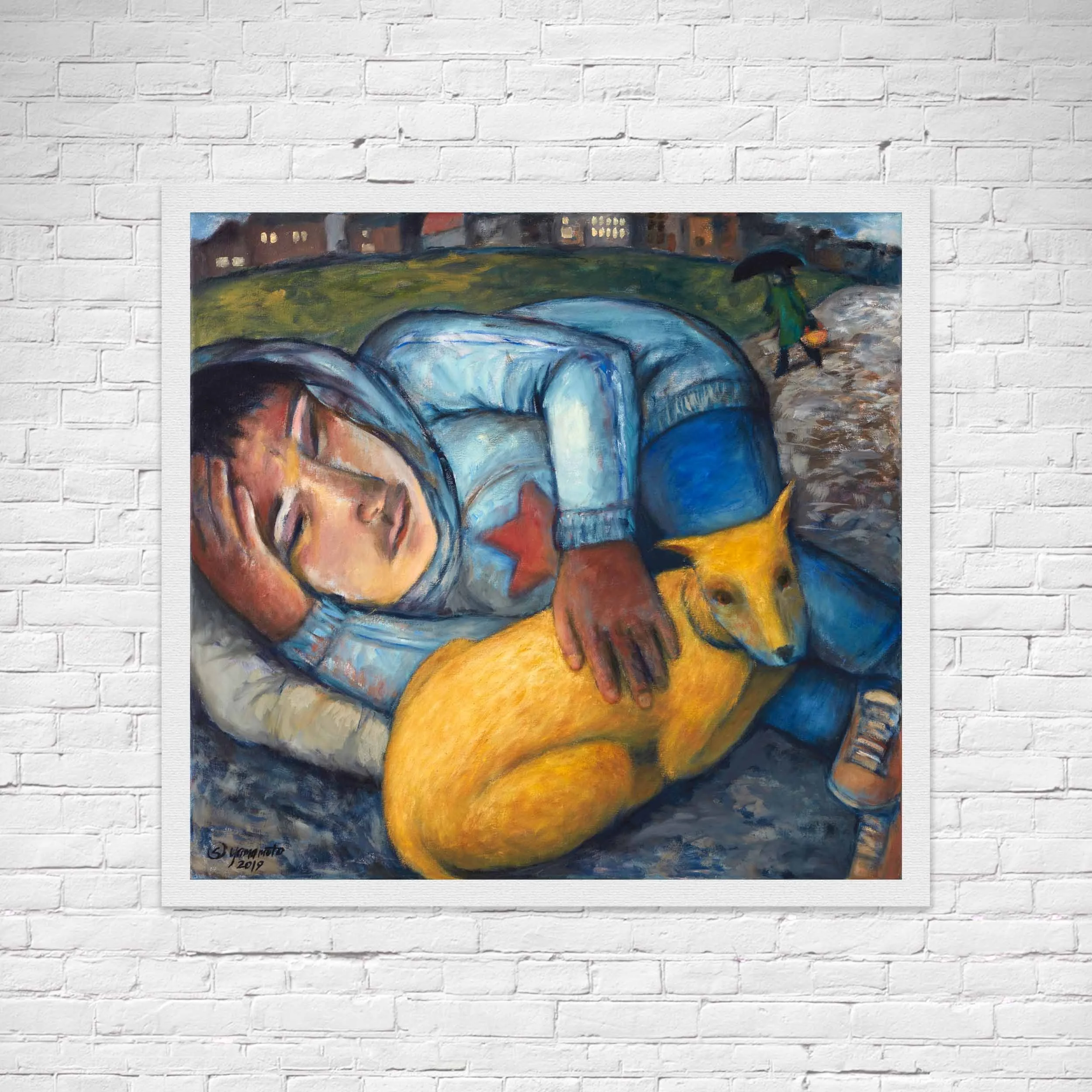 Yellow Dog (Giclée)