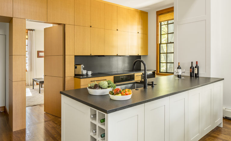 Design New England - In This Cambridge Condo, The Kitchen Is Quiet Showpiece