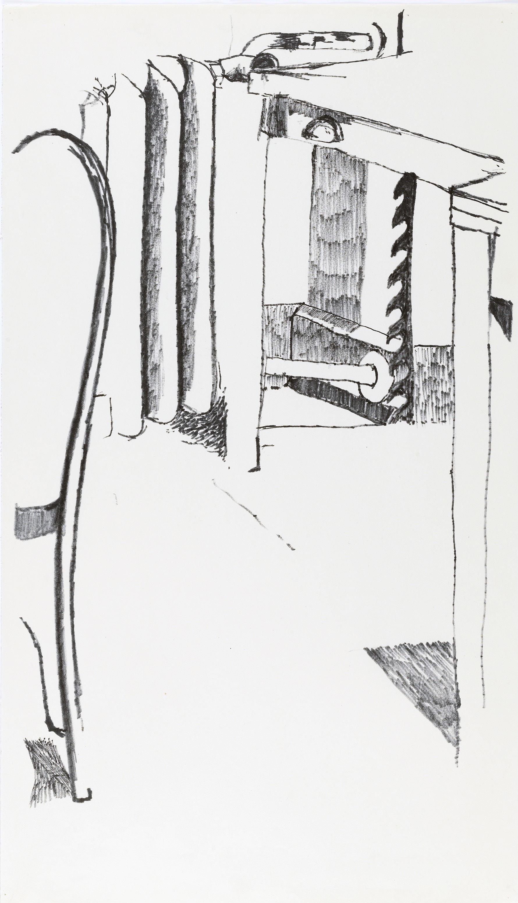 Stuhl, Heizung, Tisch, 1958