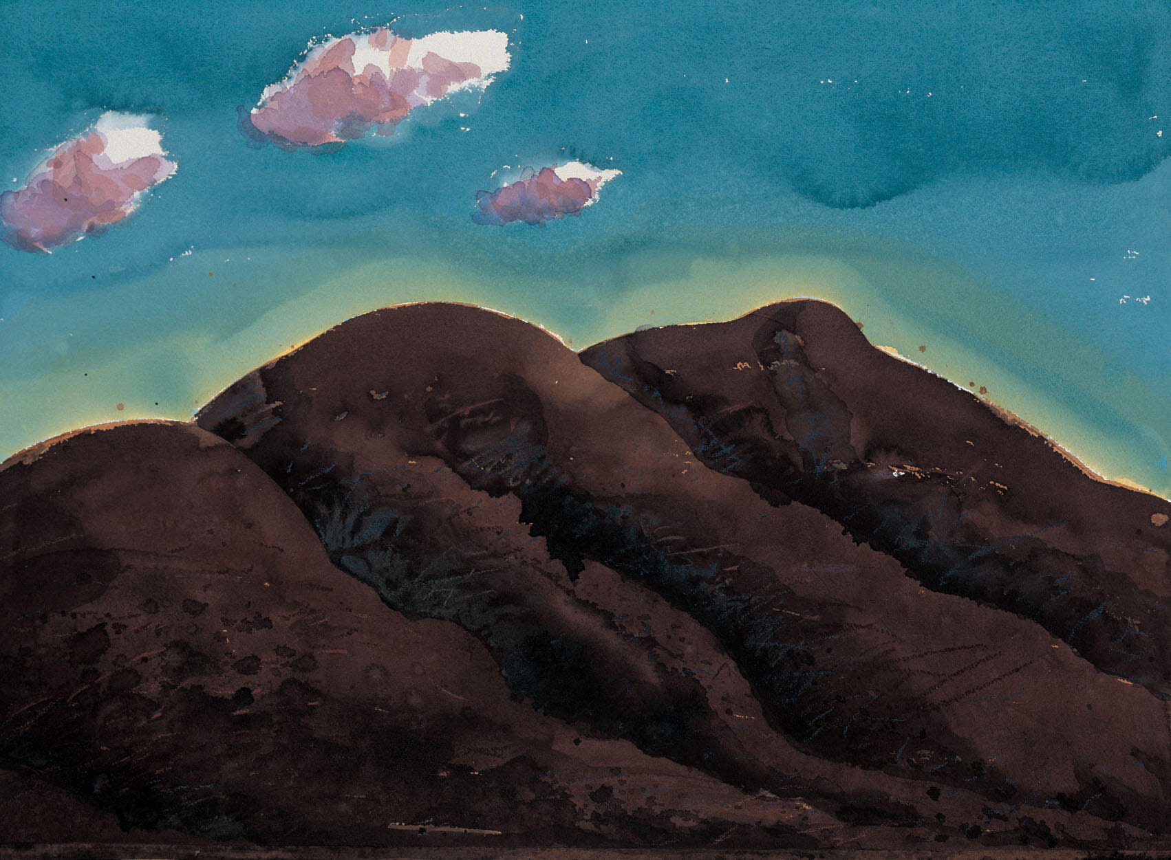 Tres nubes y tres montañas (drei Wolken, drei Berge), 1998