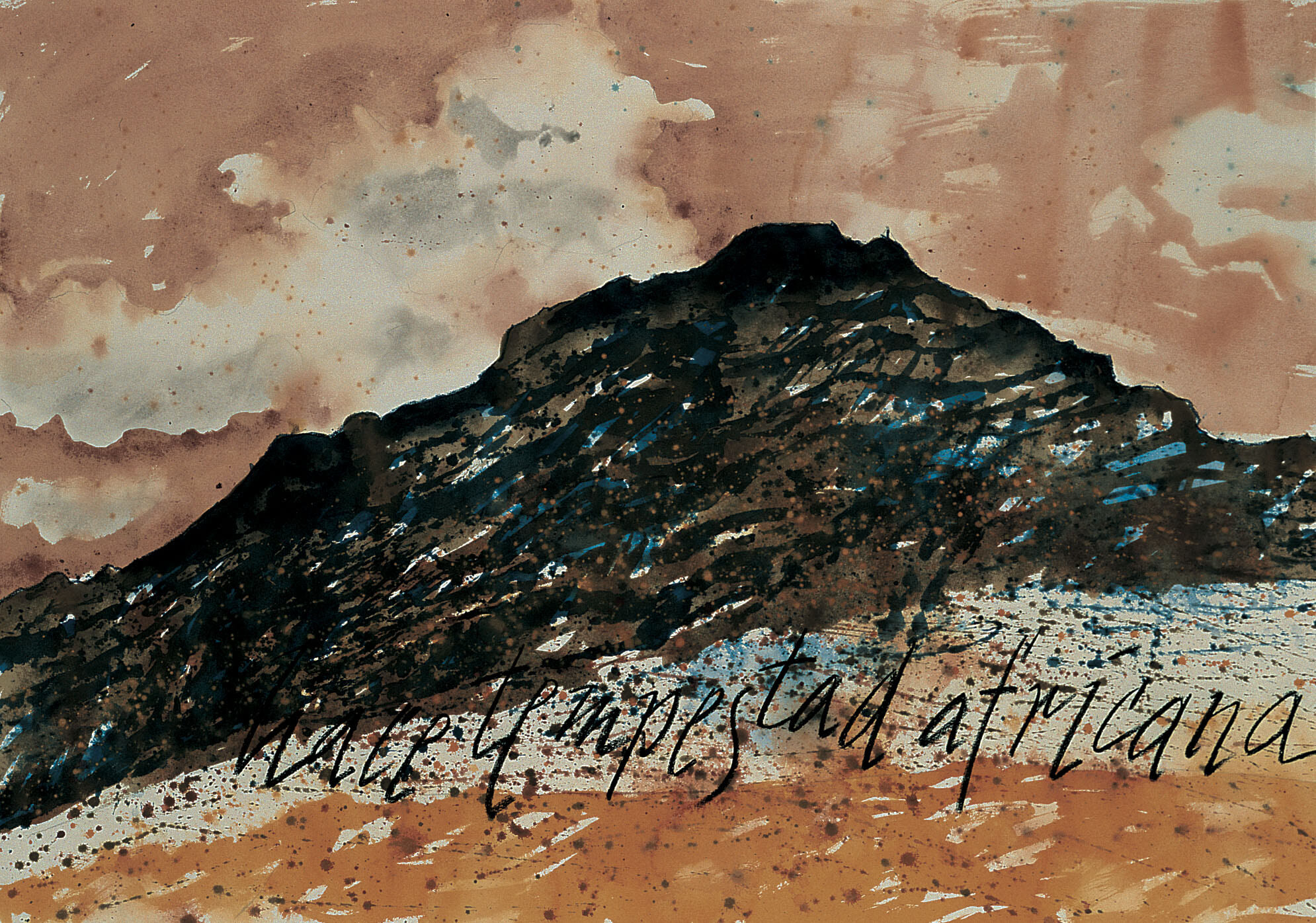 caja de viento (afrikanischer Staubsturm), 2001