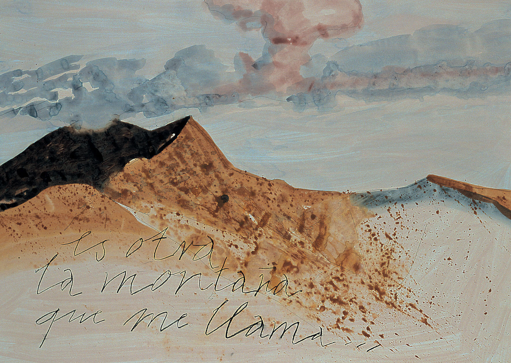 la nube toca la montaña (Wolke berührt den Berg), 2000