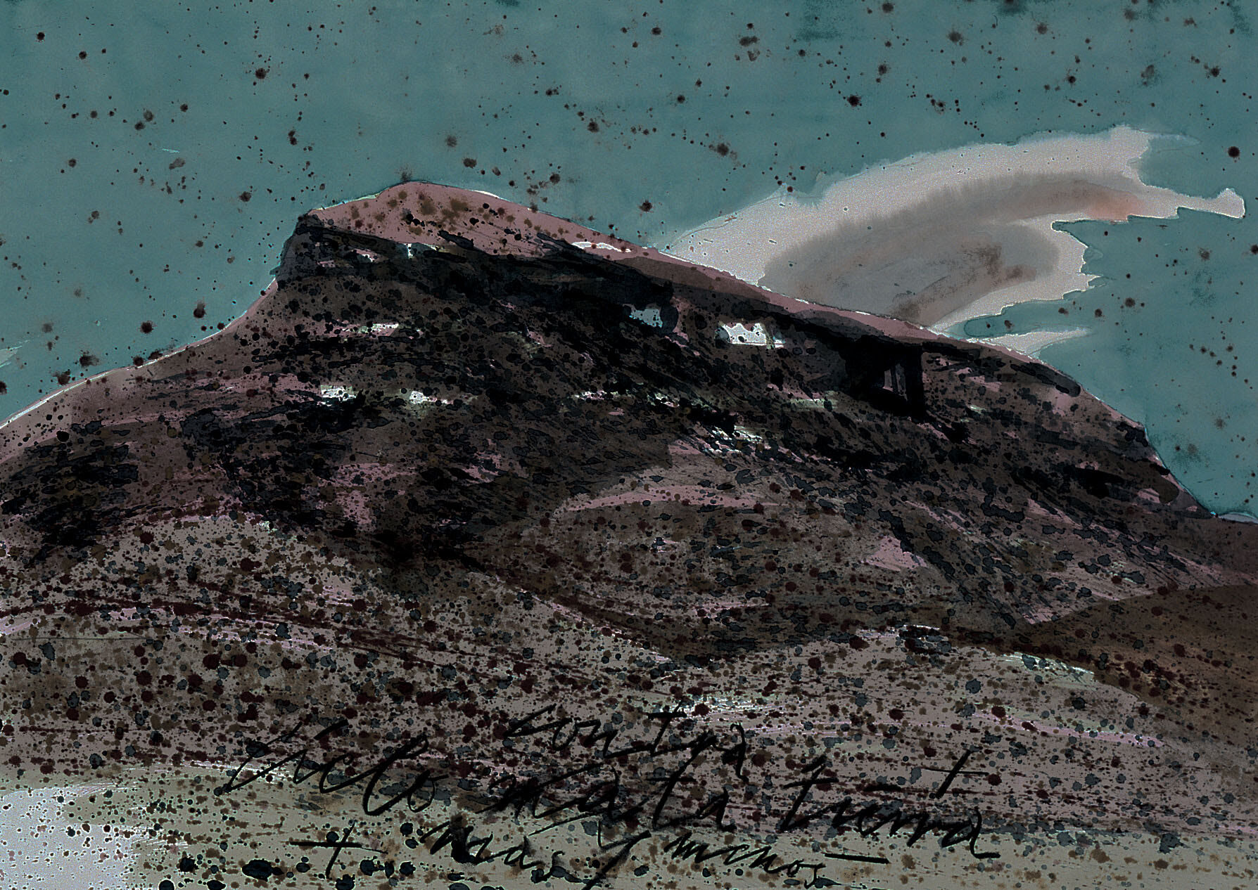 la montaña sesga y la nube sesga (Himmel tötet Erde), 2000