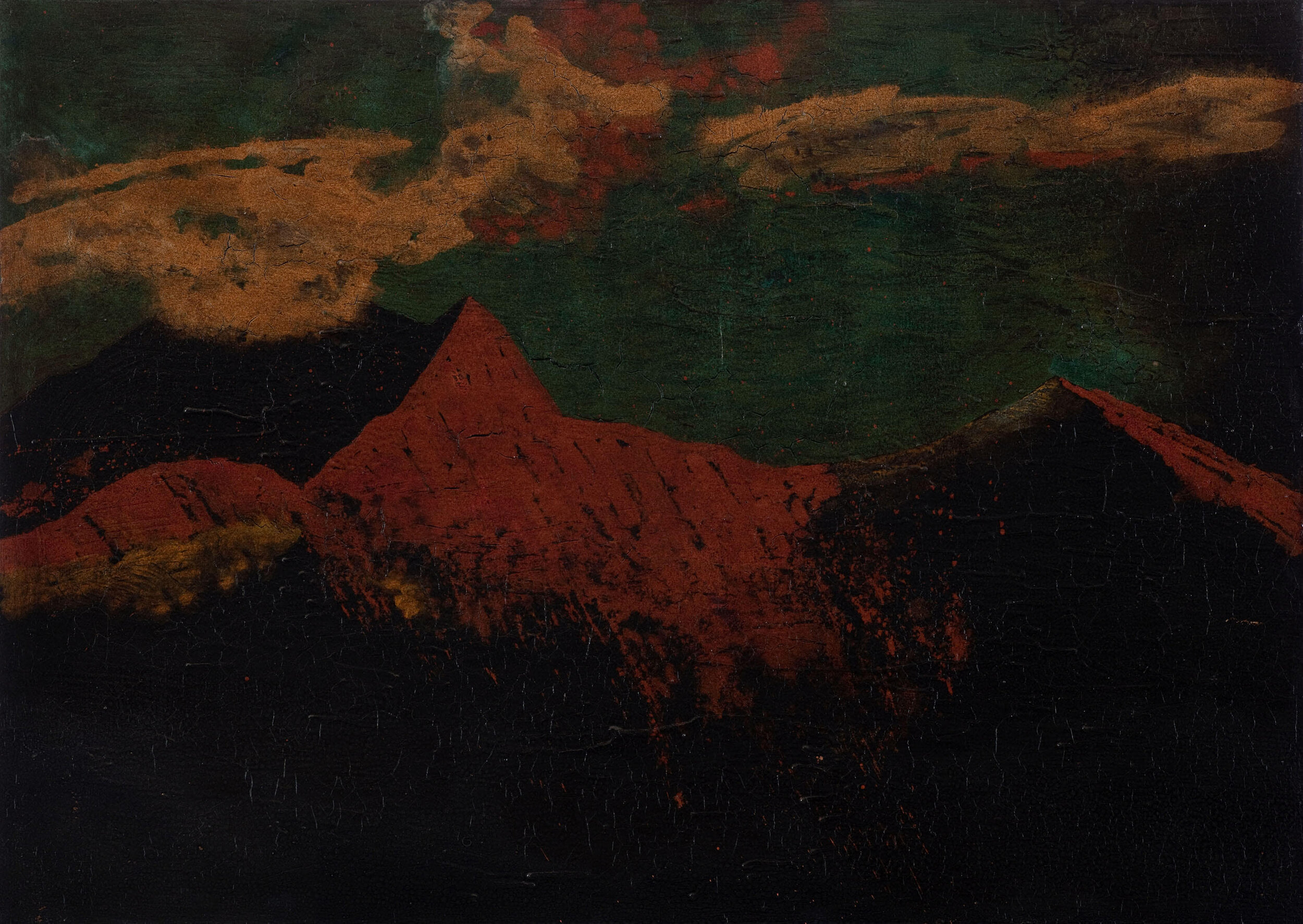 la nube toca la montaña (die Wolke berührt den Berg), 2011