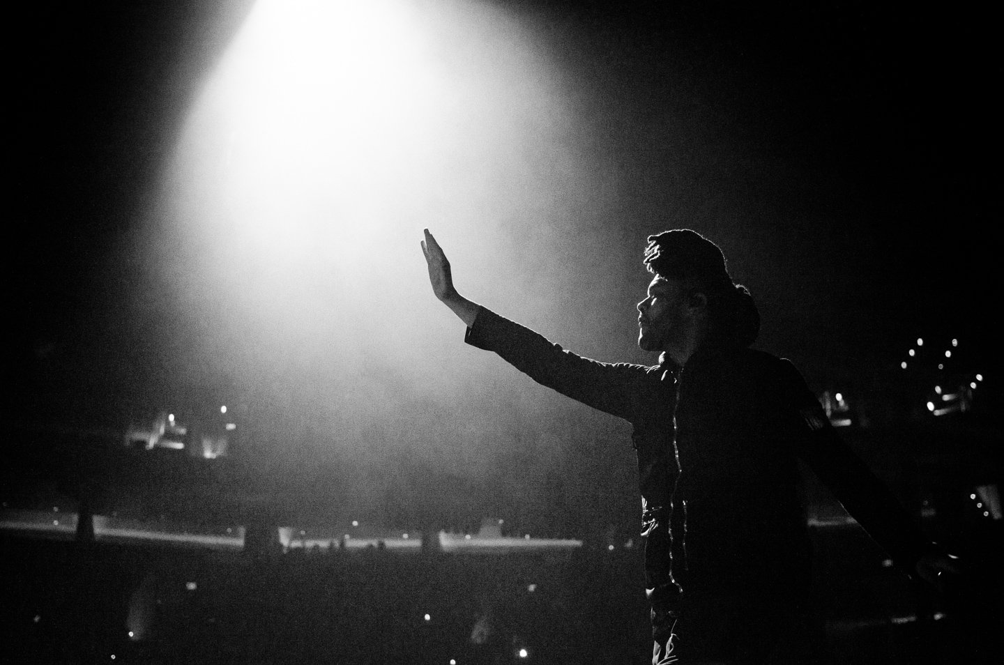  The Weeknd performs at the Verizon Center, during The Madness Fall Tour, in Washington, D.C., on November 15, 2015. (Photo by Graeme Sloan) 