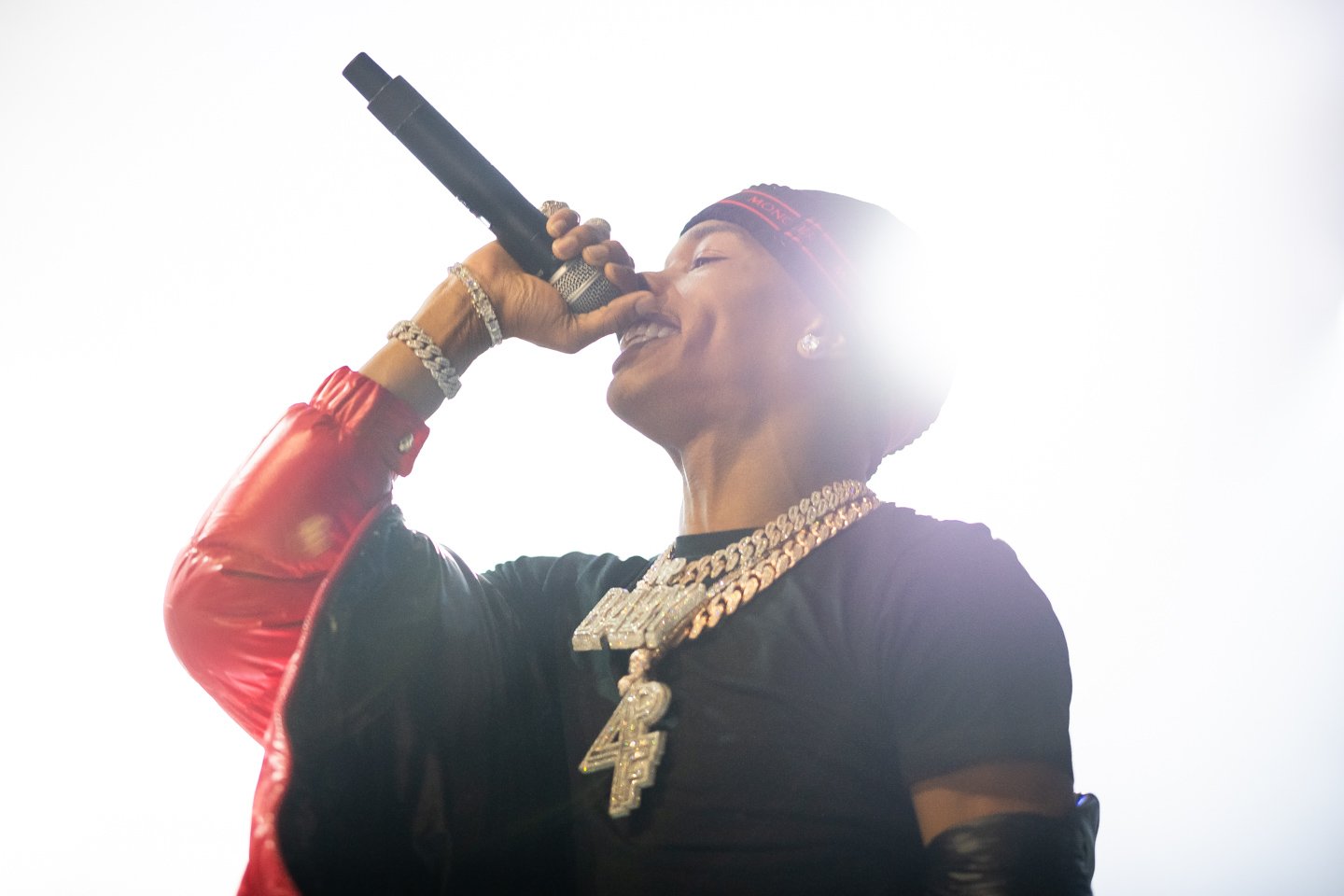  Rapper Lil Baby performs at The Anthem in Washington, D.C., on January 23, 2020. (Graeme Sloan/Sipa USA) 