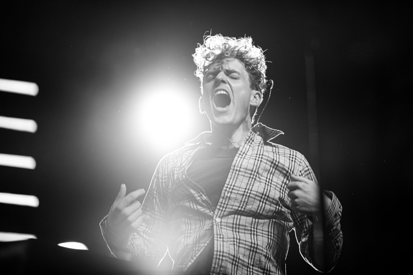  COIN vocalist Chase Lawrence performs at the All Things Go Fall Classic in Washington, D.C., on October 12, 2019. (Graeme Sloan/Sipa USA) 