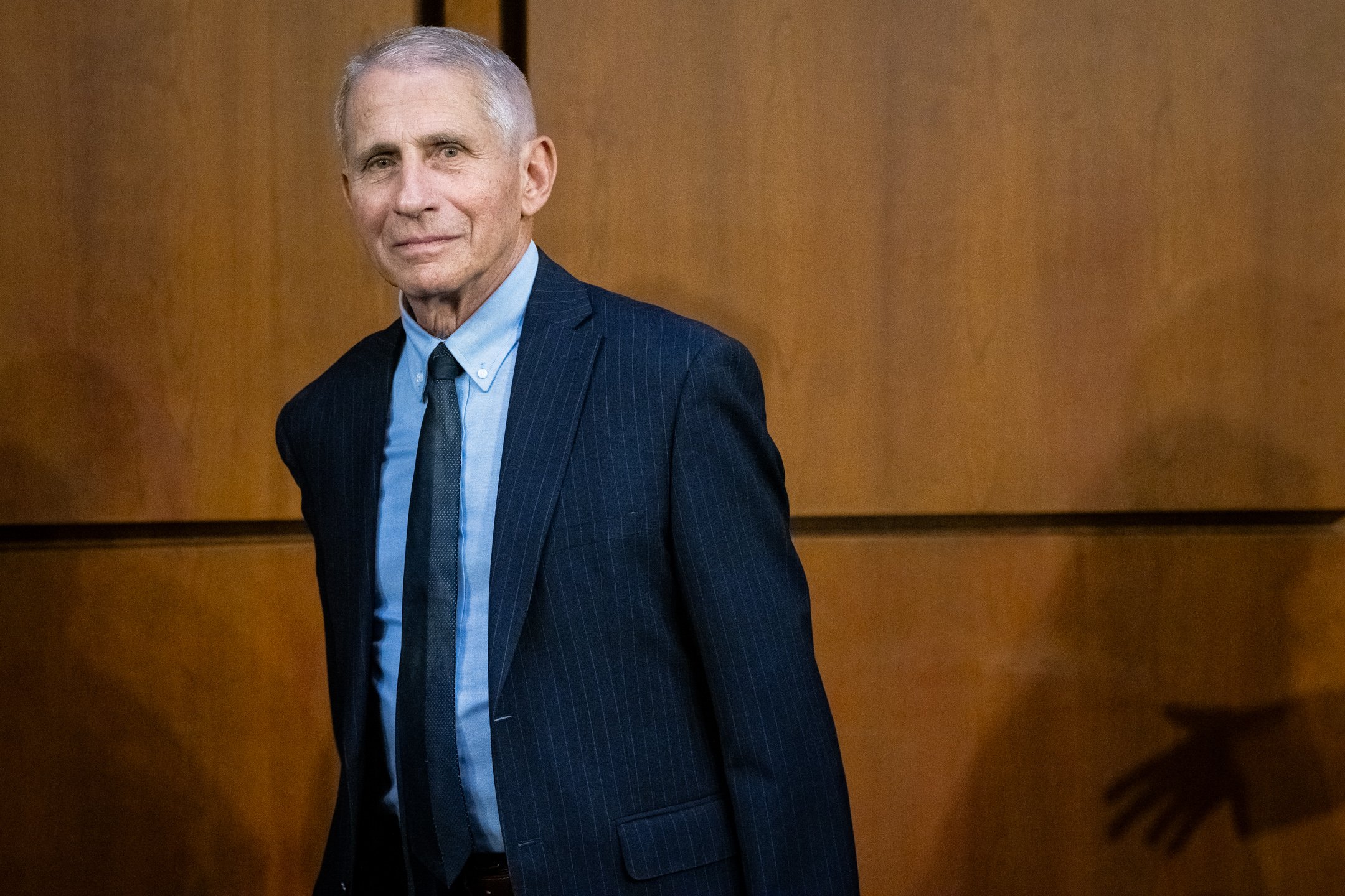  Dr. Anthony Fauci, White House Chief Medical Advisor and Director of the National Institute of Allergy and Infectious Diseases at the National Institutes of Health, arrives for a Senate Health, Education, Labor and Pension Committee Hearing on the F