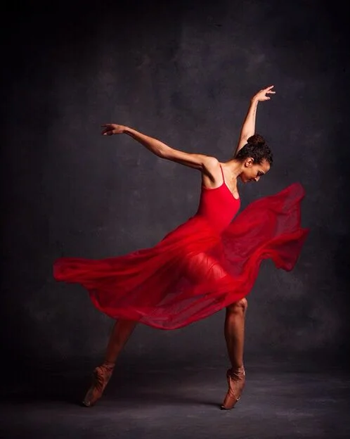 dance red dress
