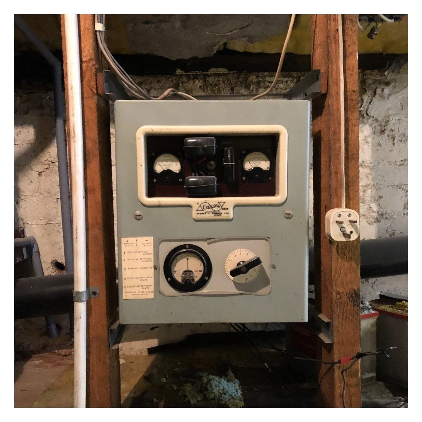 In a historic building one finds all sorts of interesting items. Found this little gem in the loft of our project on Richmond Hill.  It's no longer in use but looks great. We need to find a place to mount it!⠀
⠀
⠀
#architecture⠀
#richmond⠀
#listed bu