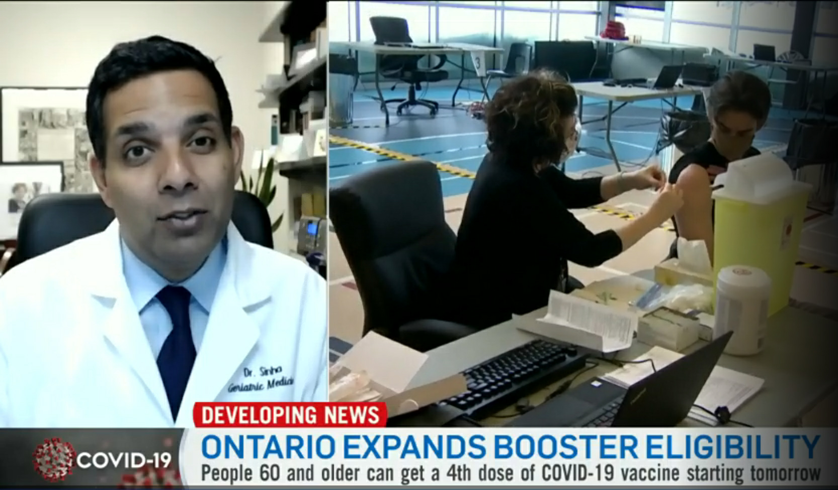 CTV News - Ontario expands booster eligibility