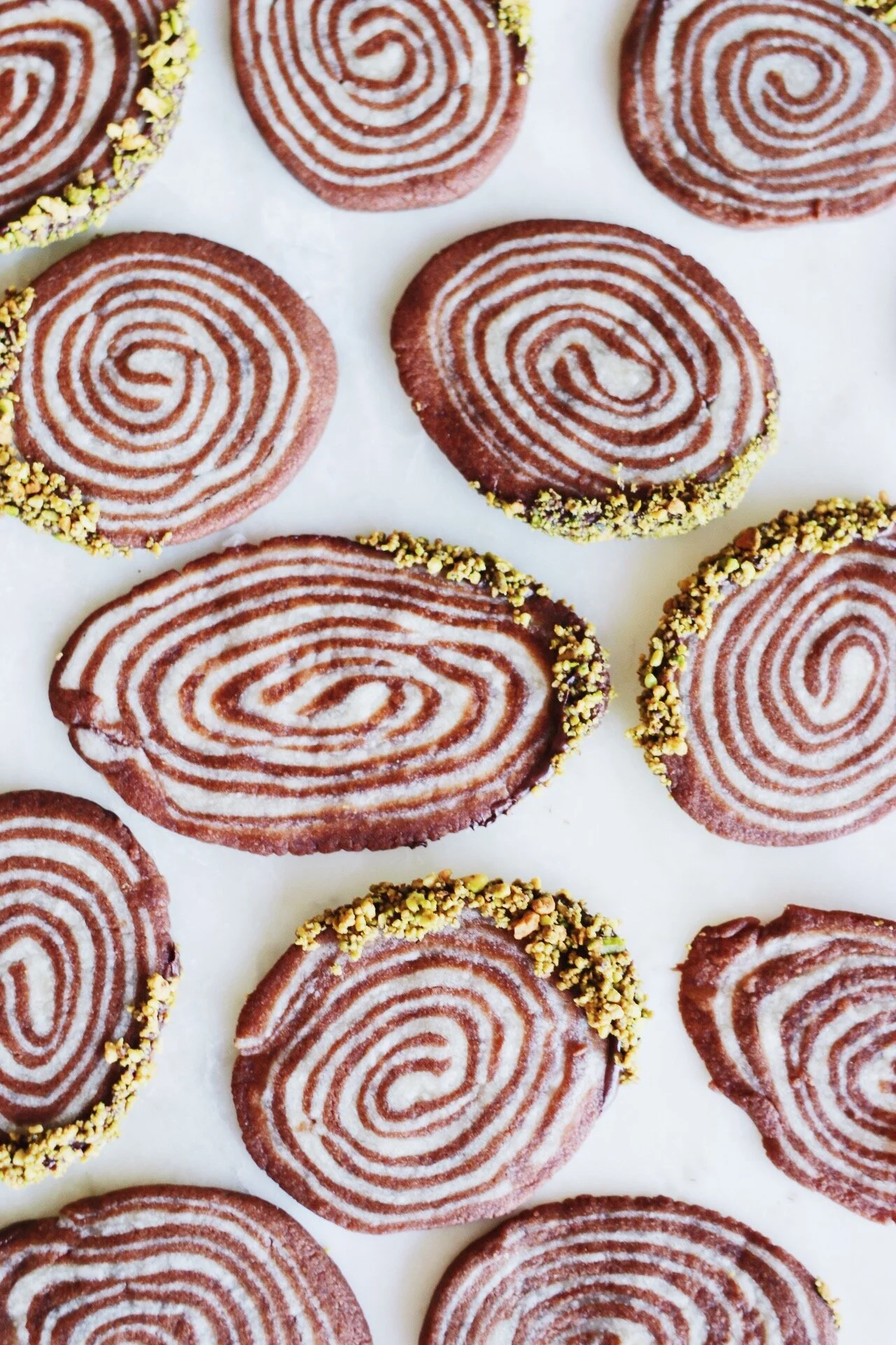 Tu B'Shevat Recipes - Tree Ring Shortbread Cookies