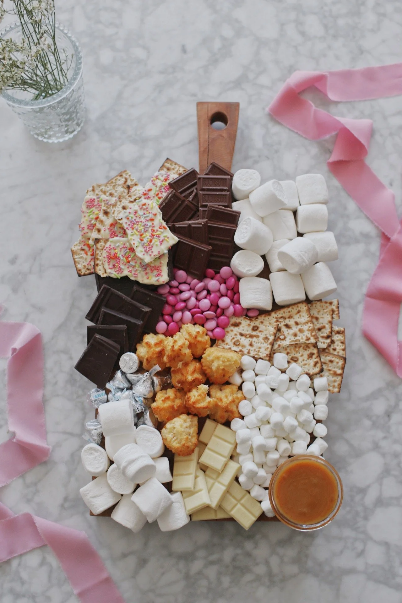 A Springy Matzah S’mores Board