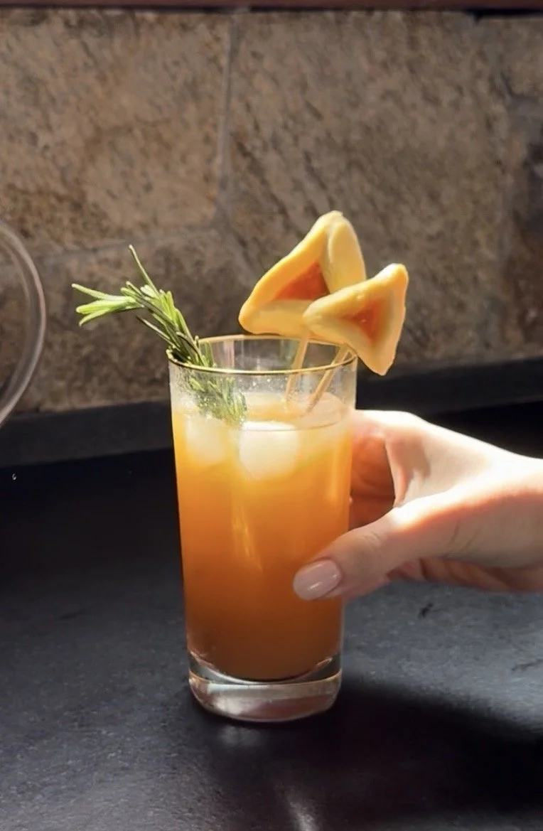 Hamantaschen Cocktail Toppers