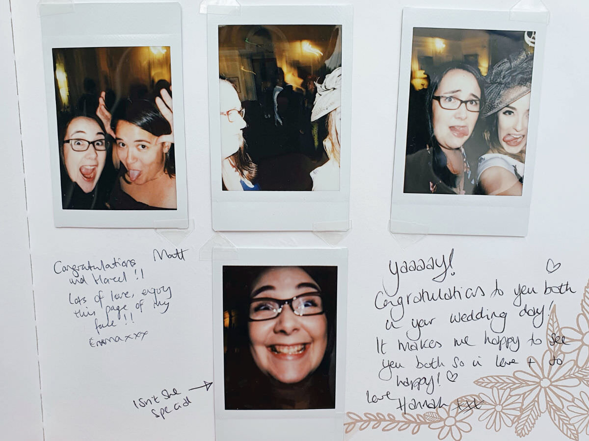 Norfolk Wedding Photographer - Fuji Instax Guestbook Idea