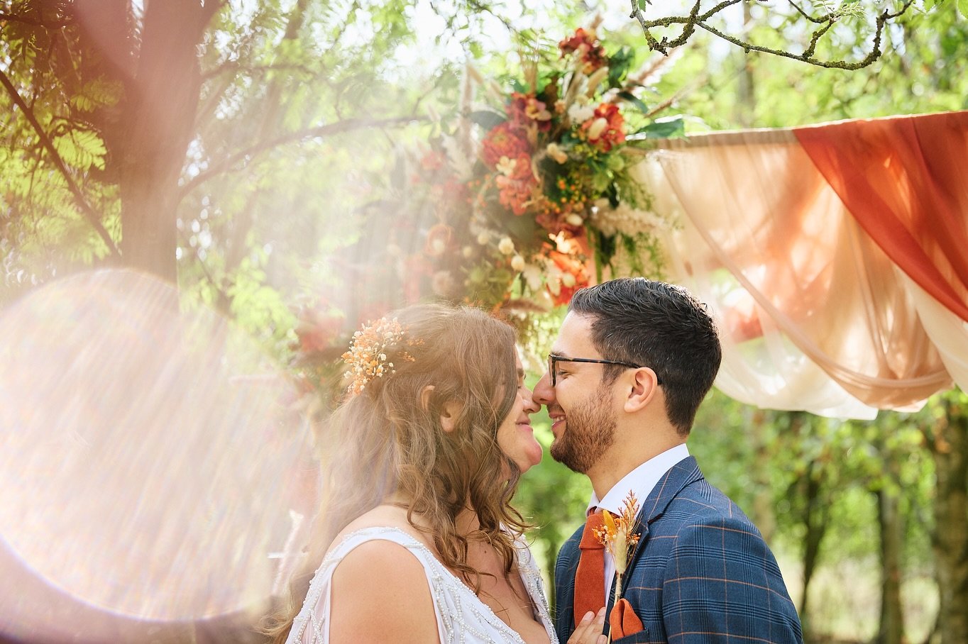 Maddi &amp; Bobby xx  I loved these guys. Super fun, chilled couple who planned an outdoor, in the woods, huge Tipi wedding, with a hog roast and one hell of a party. Bobby and I bonded over our love of Touch&eacute; Amor&eacute;! 🤘

Venue @barnfiel
