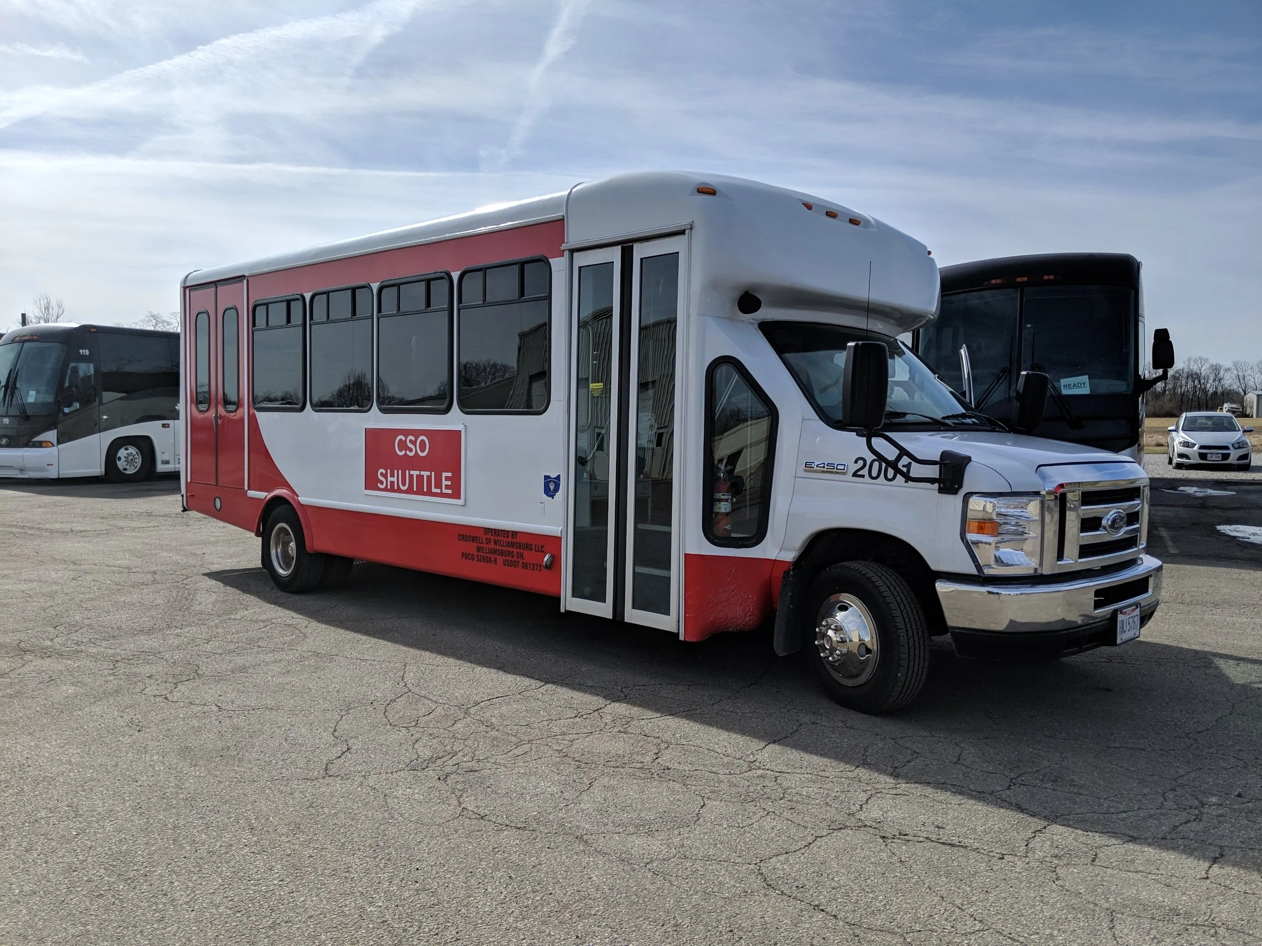 20 Passenger Mini Bus Rental in Ohio Charter Bus Services — Croswell