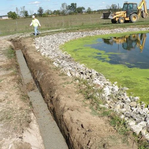Calculator Dam/Berm Construction & Rehab (Core Trenches) — AquaBlok