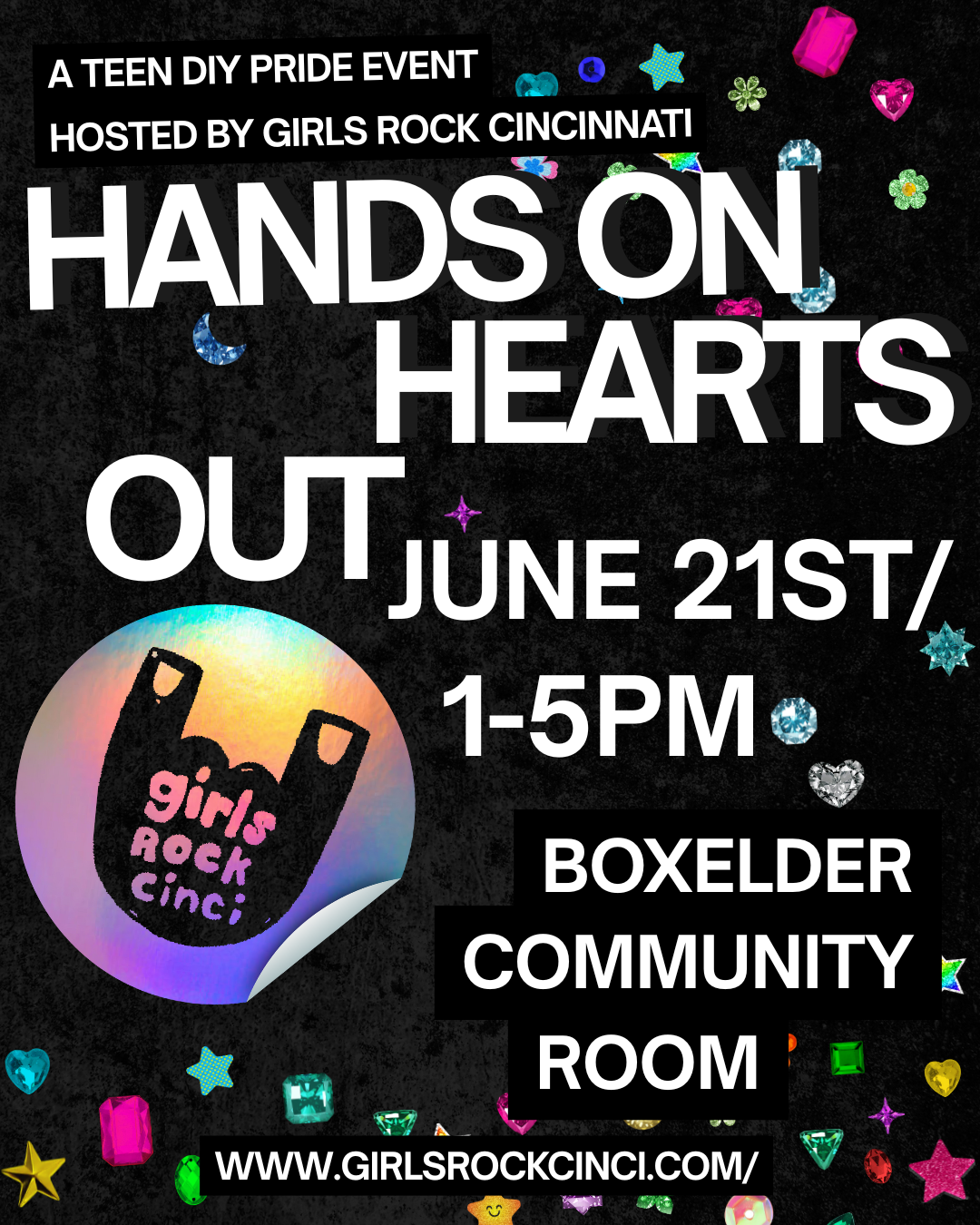 Hands On, Hearts Out: A Teen Pride Event