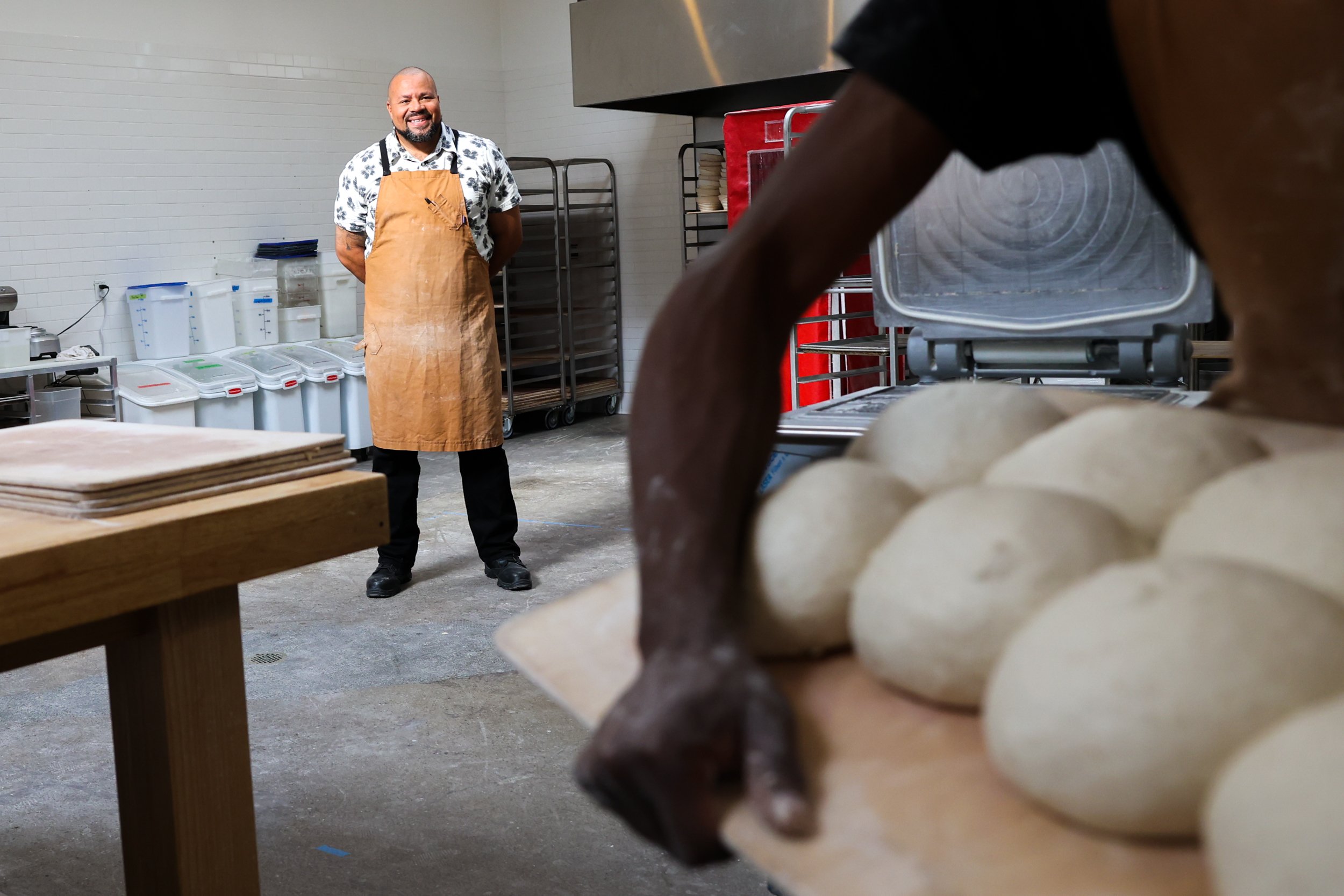  Azikiwee Anderson charges $12 for a loaf of his “OG Sourdough.” That might give some customers sticker shock, but he has his reasons.  For one thing, Anderson employs a staff of around 20 at his SoMa business, Rize Up Bakery, and he said he tries to