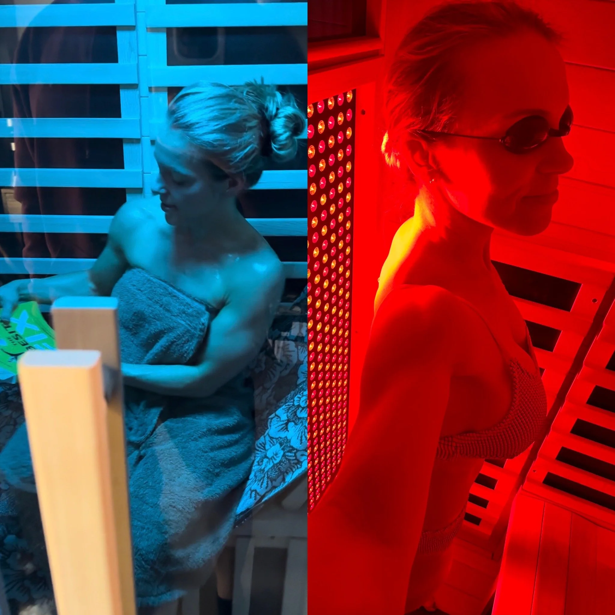 Sauna and Red Light Therapy for Mental Health