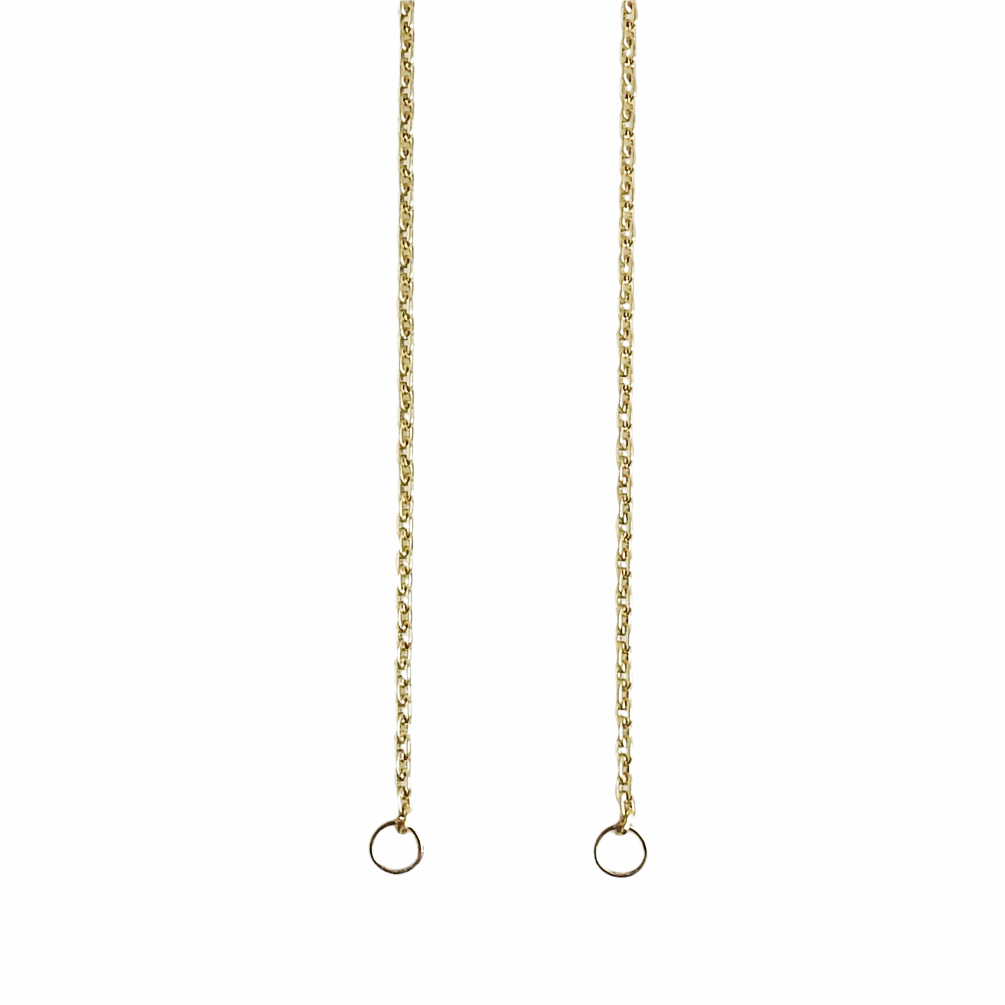 Gold Filled Paperclip Chain with Open End Loops — Maura Green