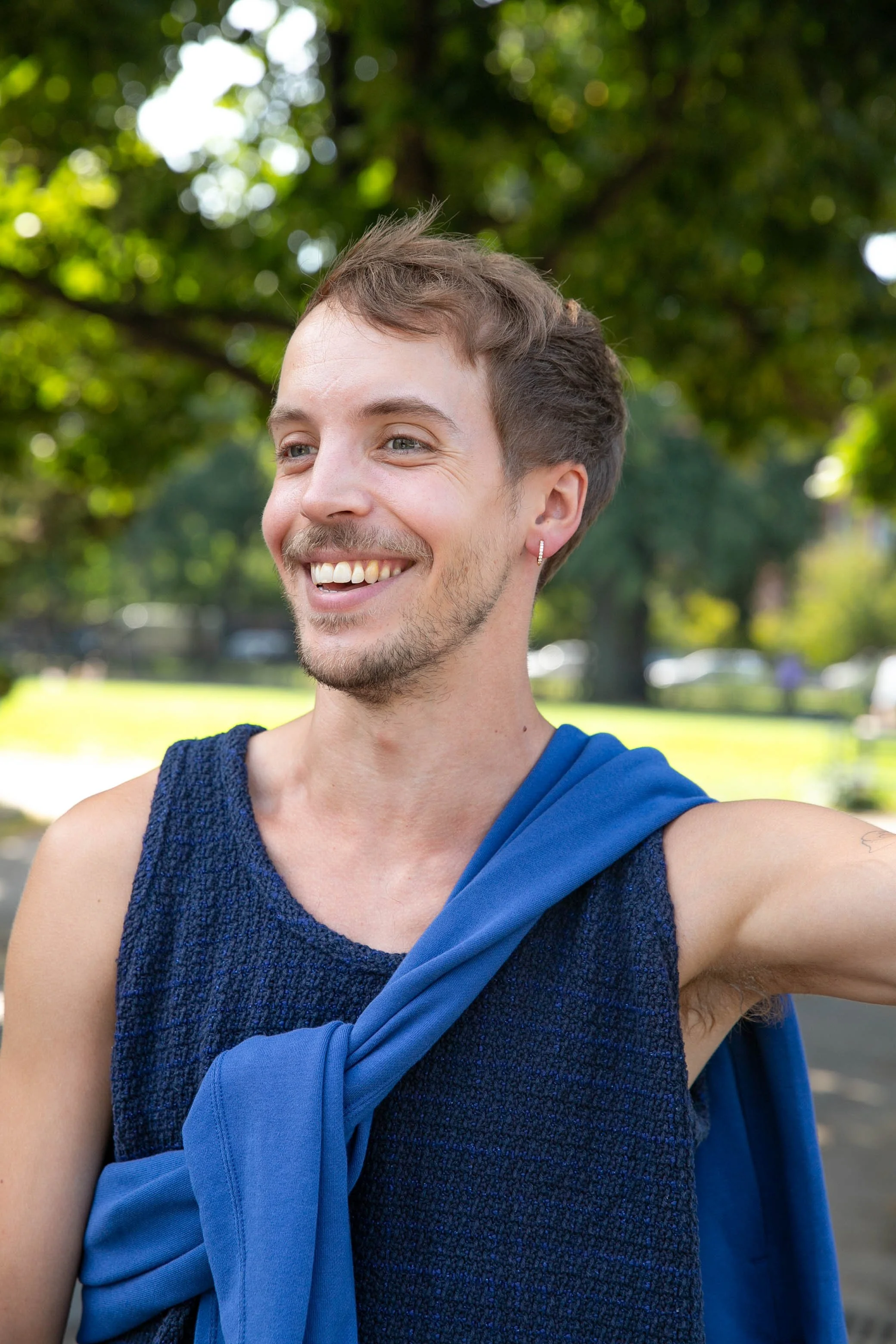 Mini Eternity Hoops in Titanium- Male Model-8 2.jpeg