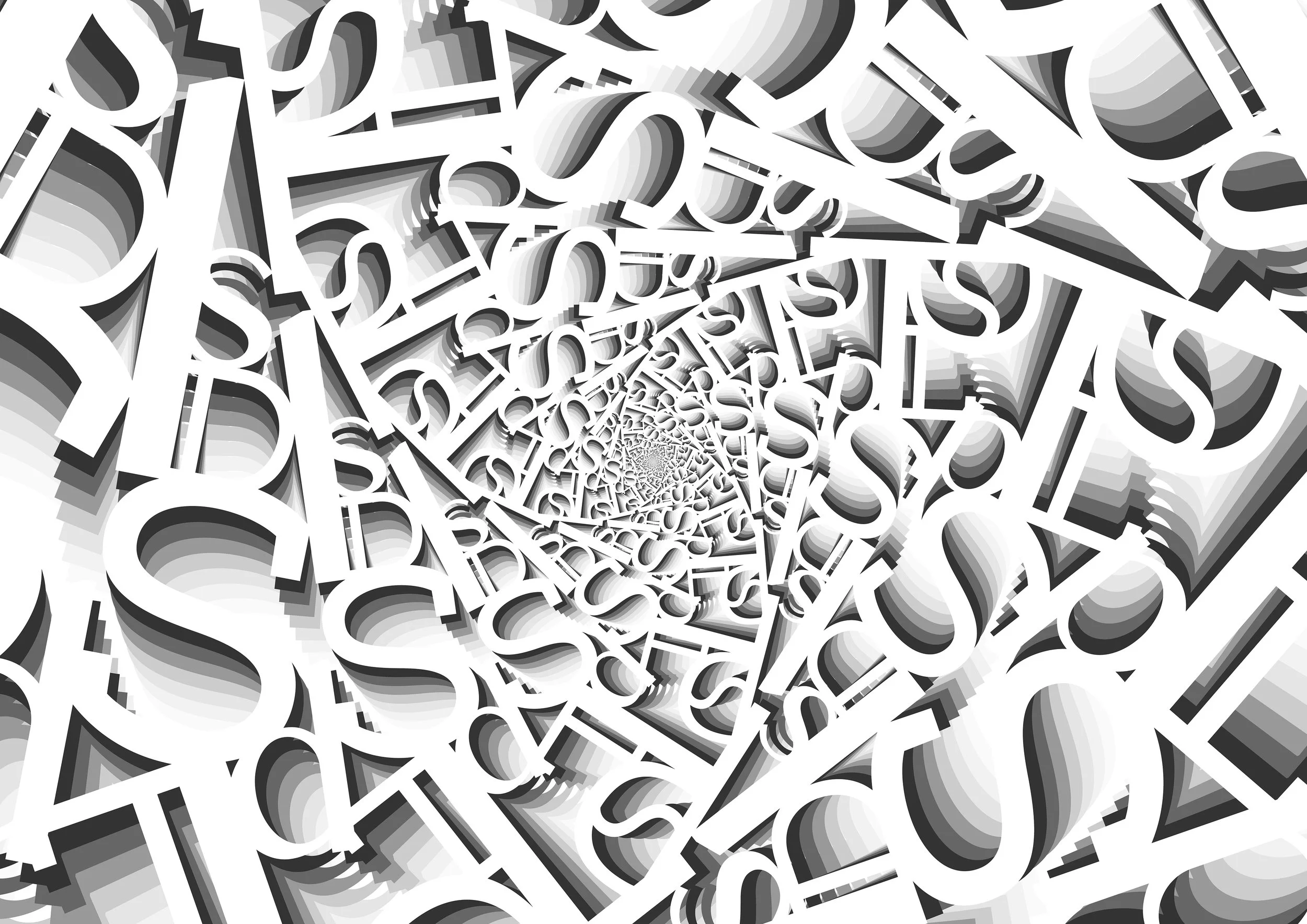  A template using triangles instead of squares, and another set of letters. 