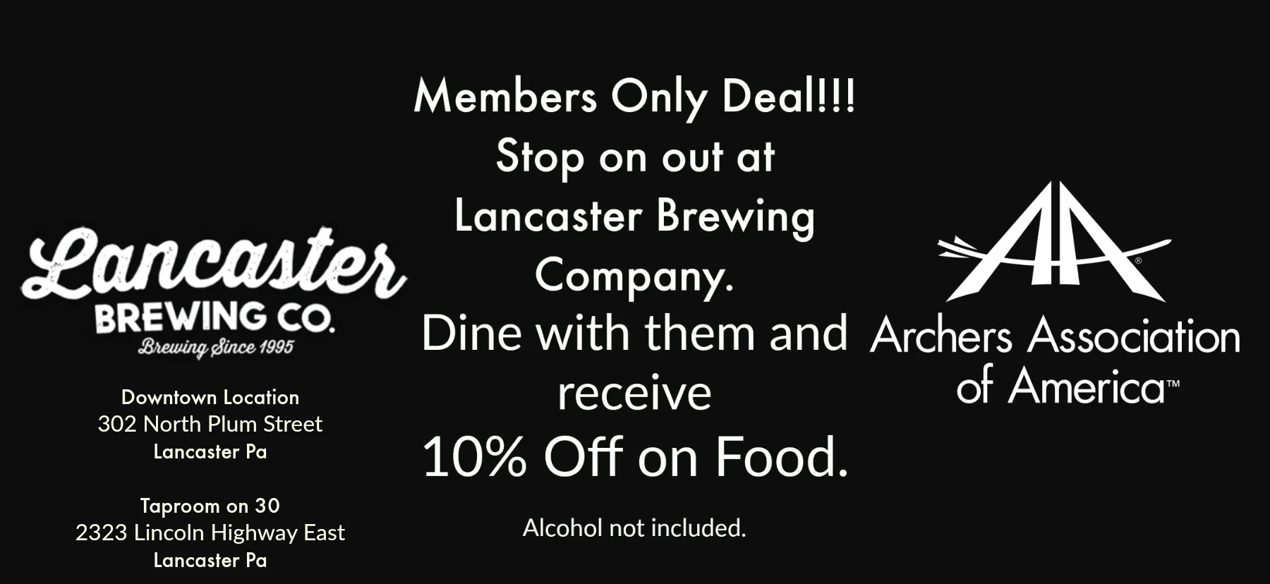 Lancaster Classic Deals — Archers Association of America (AAoA)